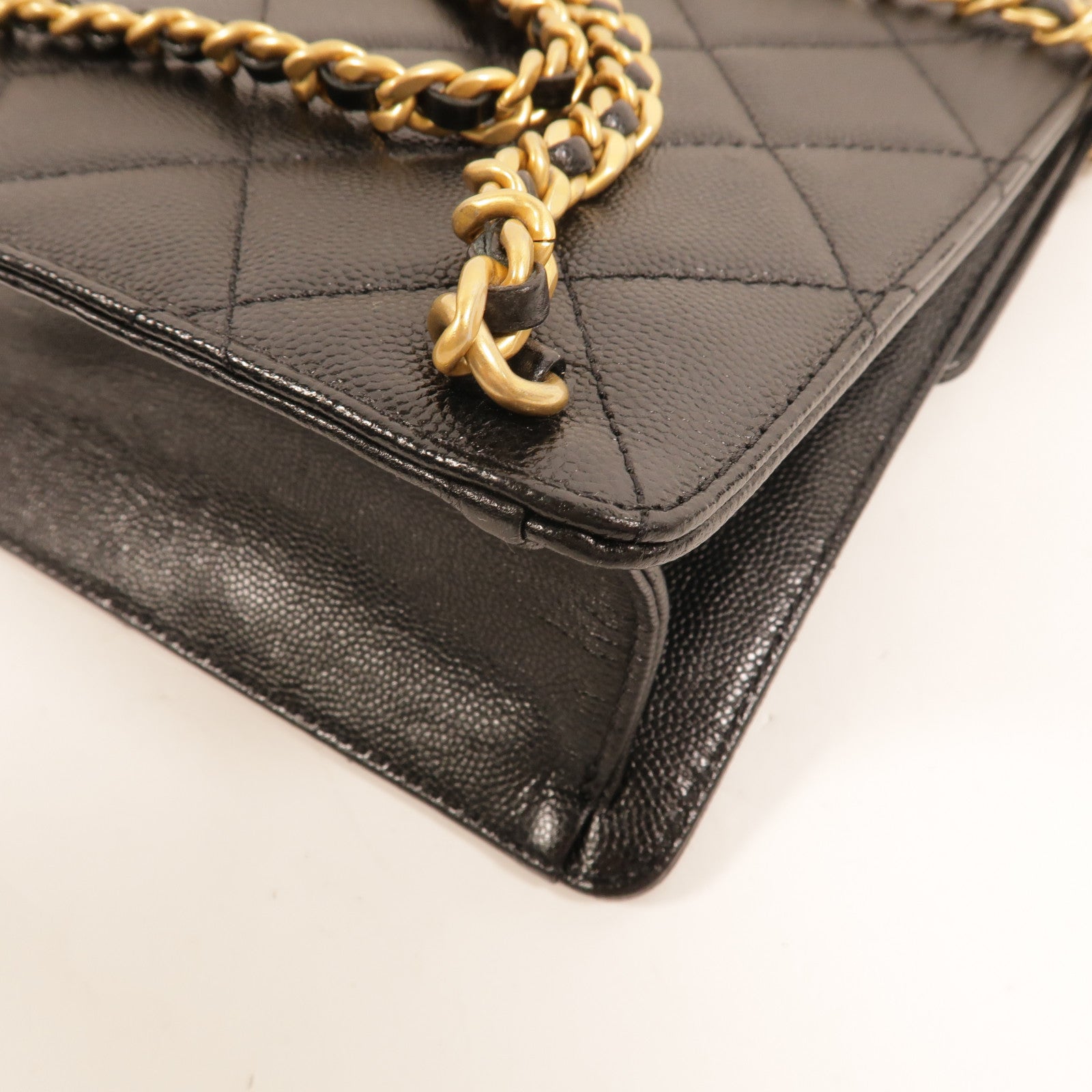 CHANEL 牛皮皮革Chain Backpack背包