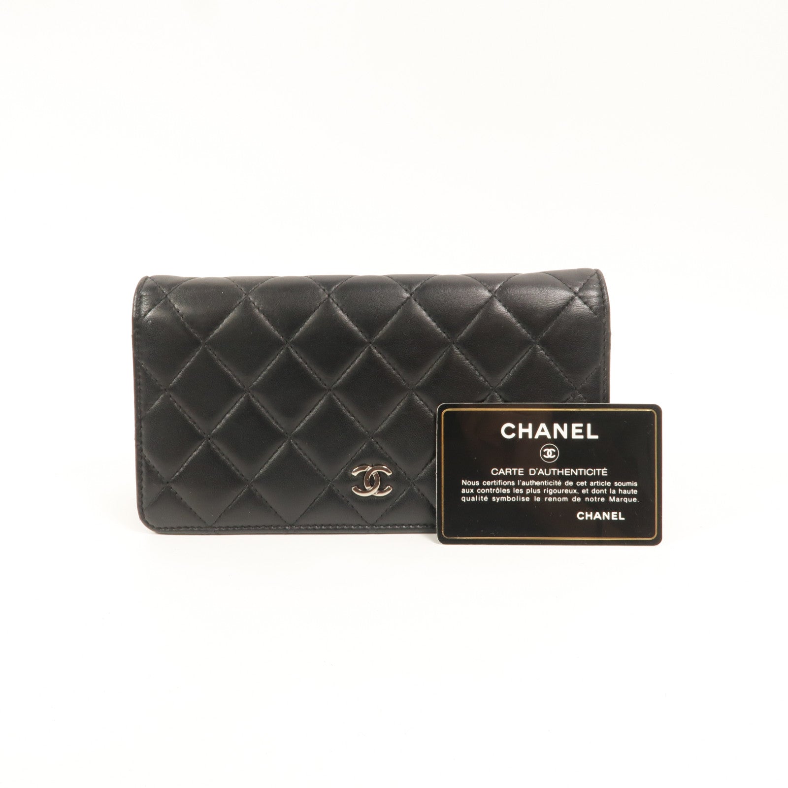 CHANEL 羊皮皮革Long Wallet長錢包