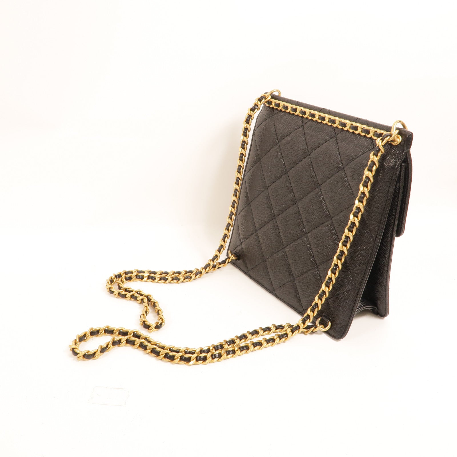 CHANEL 牛皮皮革Chain Backpack背包