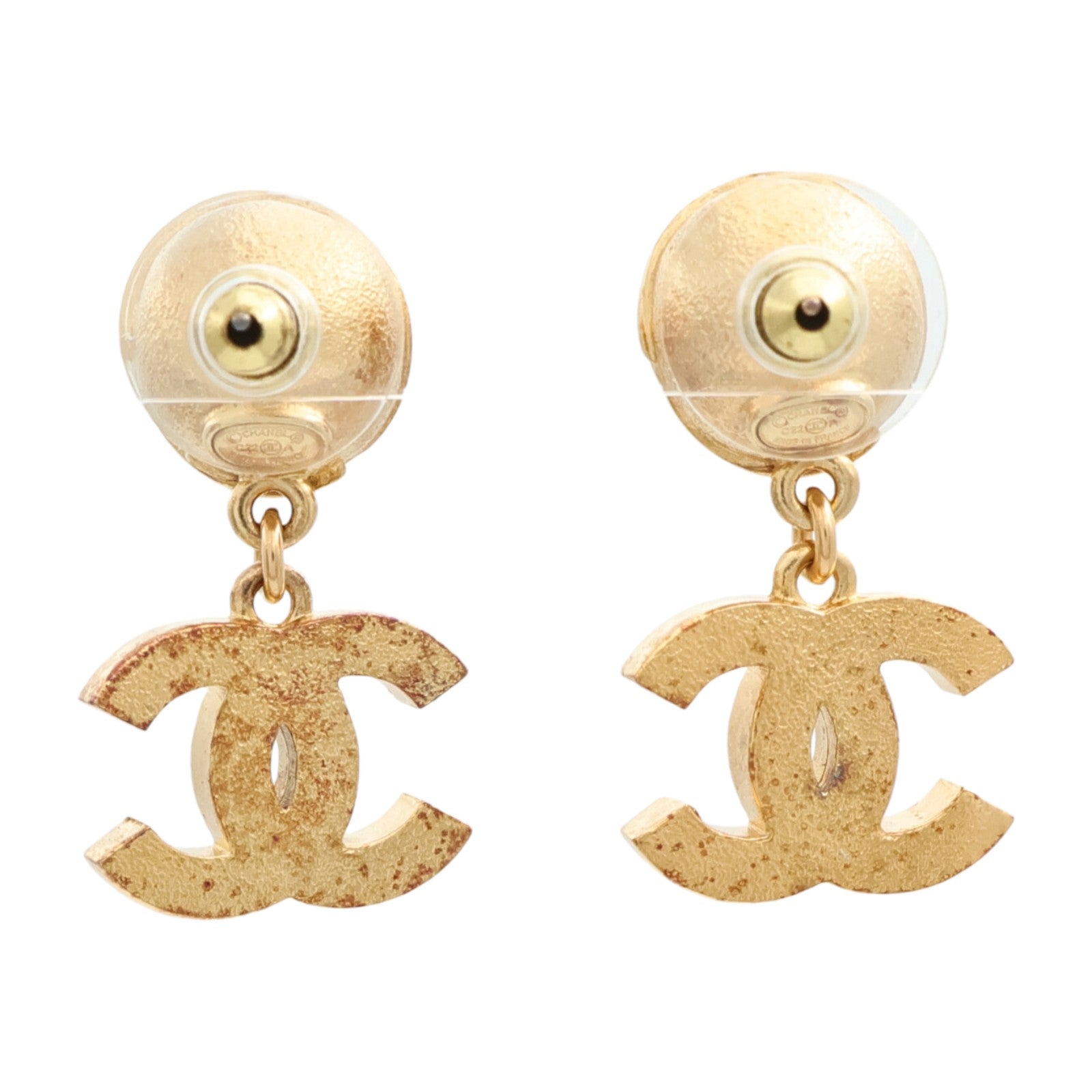 CHANEL 金屬/PVC Earrings耳環