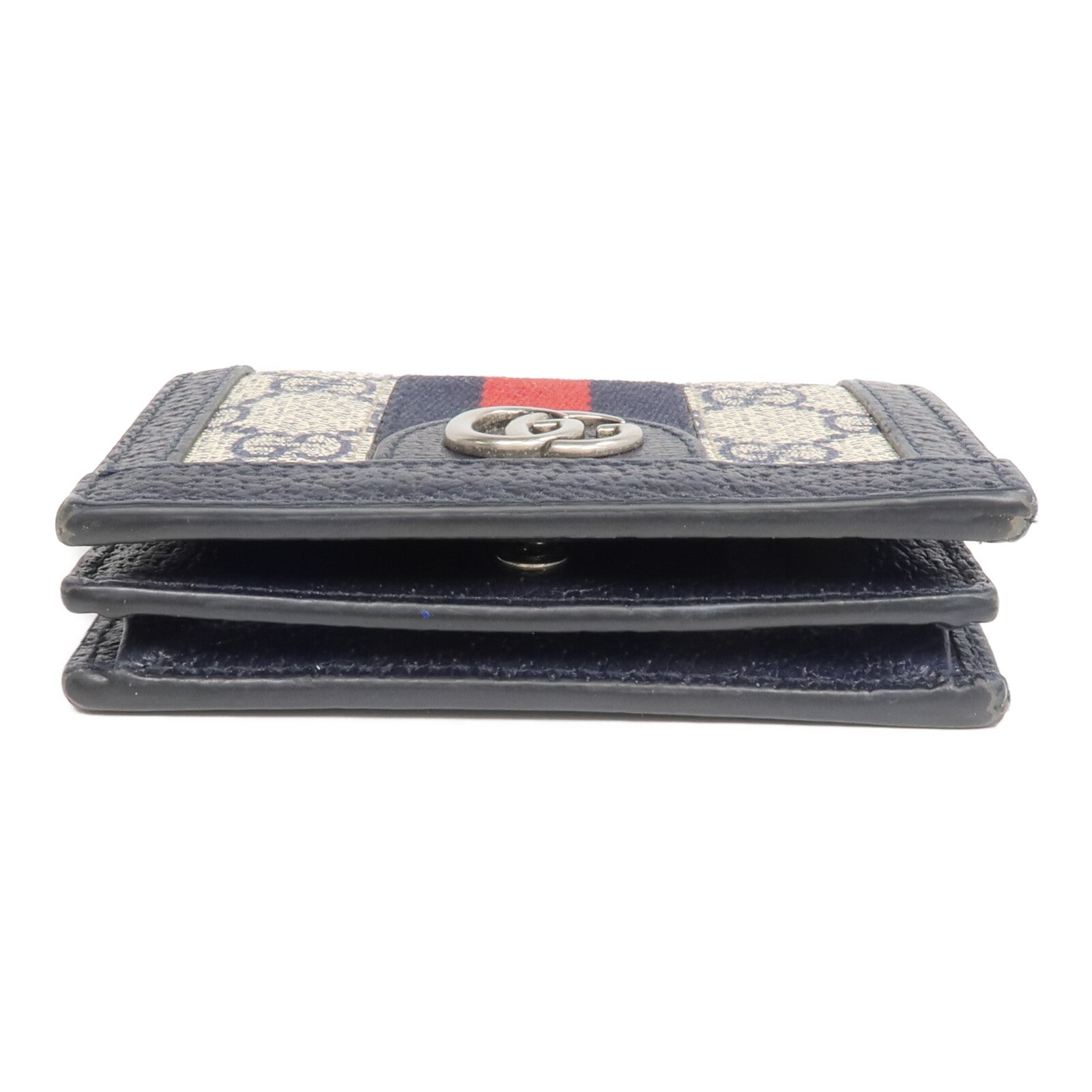 GUCCI 塗層帆布Ophidia Card Case卡片套