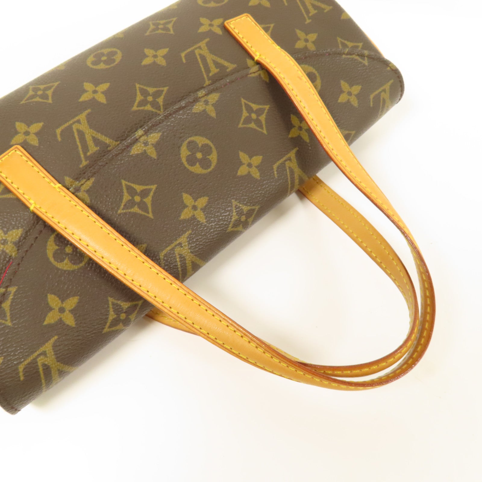 LOUIS VUITTON Monogram Sonatine金扣手挽袋