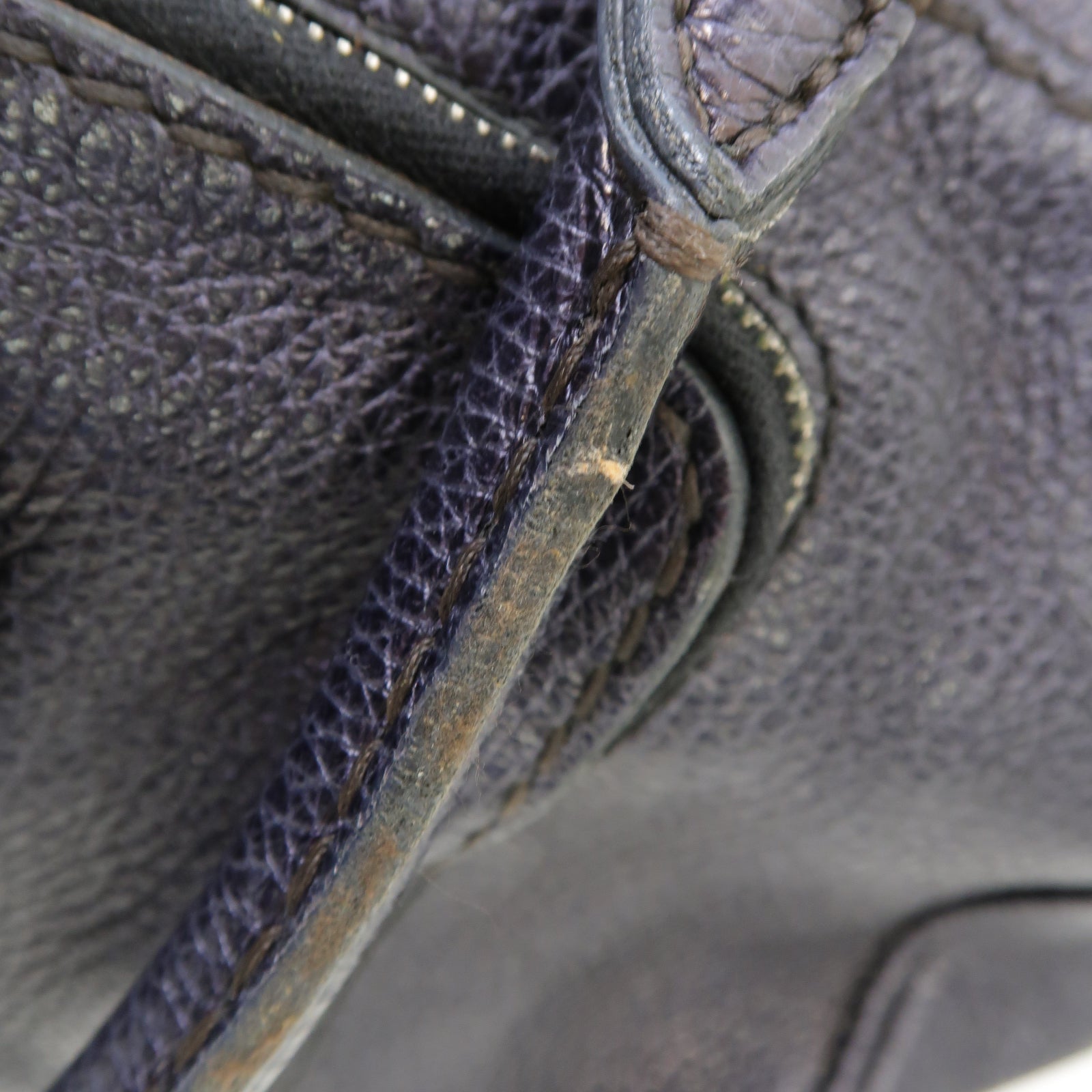 TOD’S 【激減優惠】牛皮皮革Handbag手挽袋深藍色