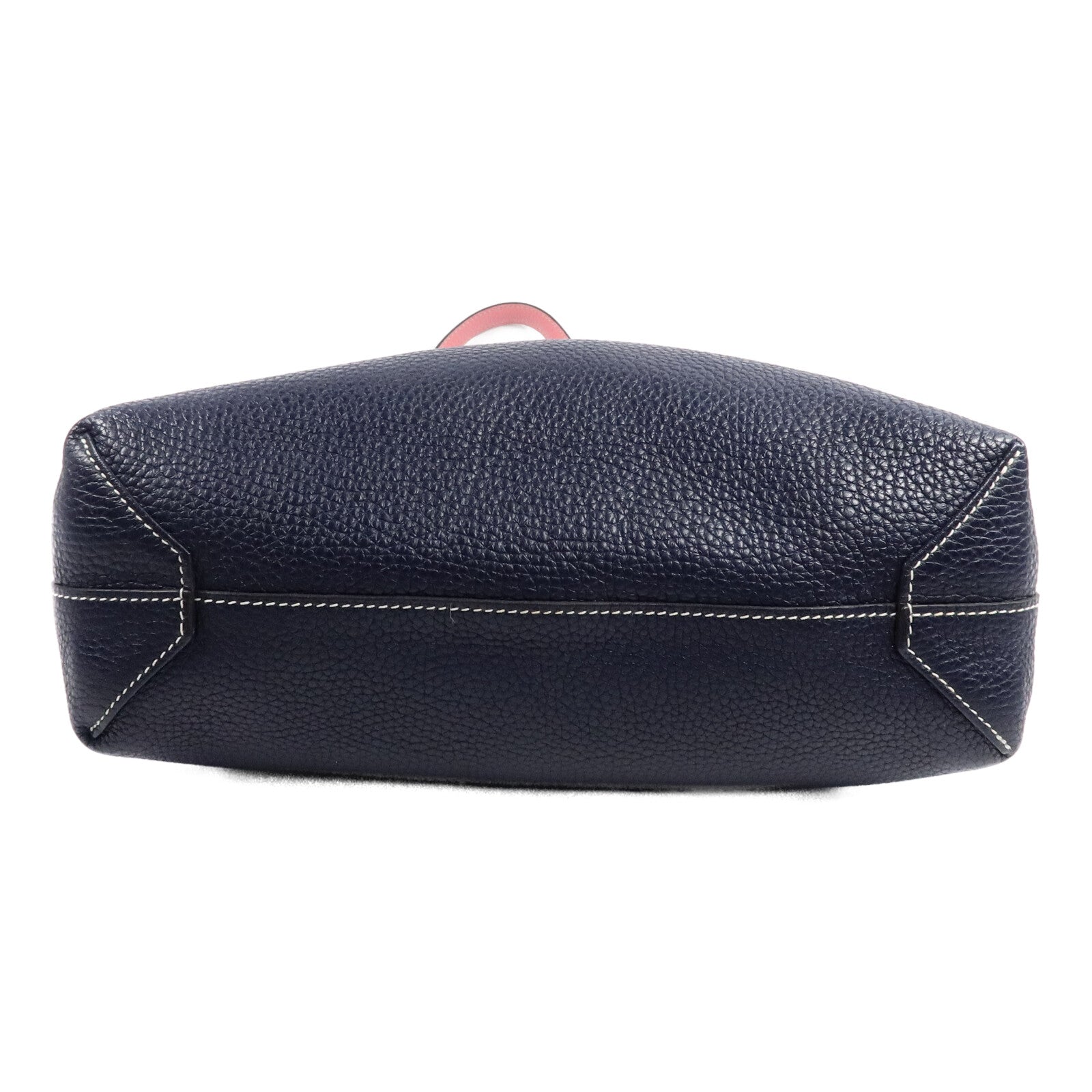 HERMES Clemence皮革Double Sens 28肩背袋/手挽袋Blue Nyui/Azalee