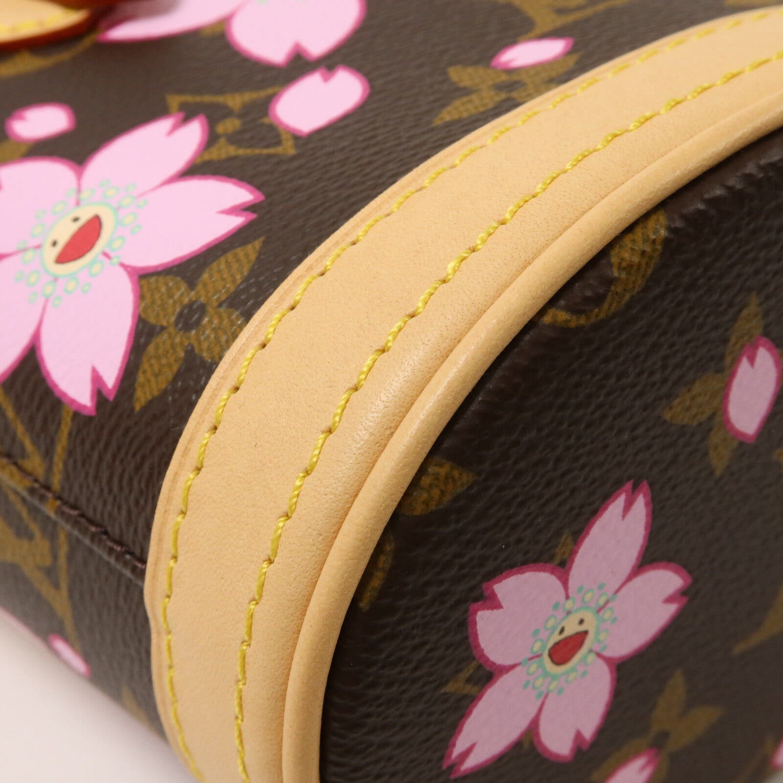 LOUIS VUITTON Monogram Cherru Blossom LV x TM Nano Bucket手挽肩背兩用袋
