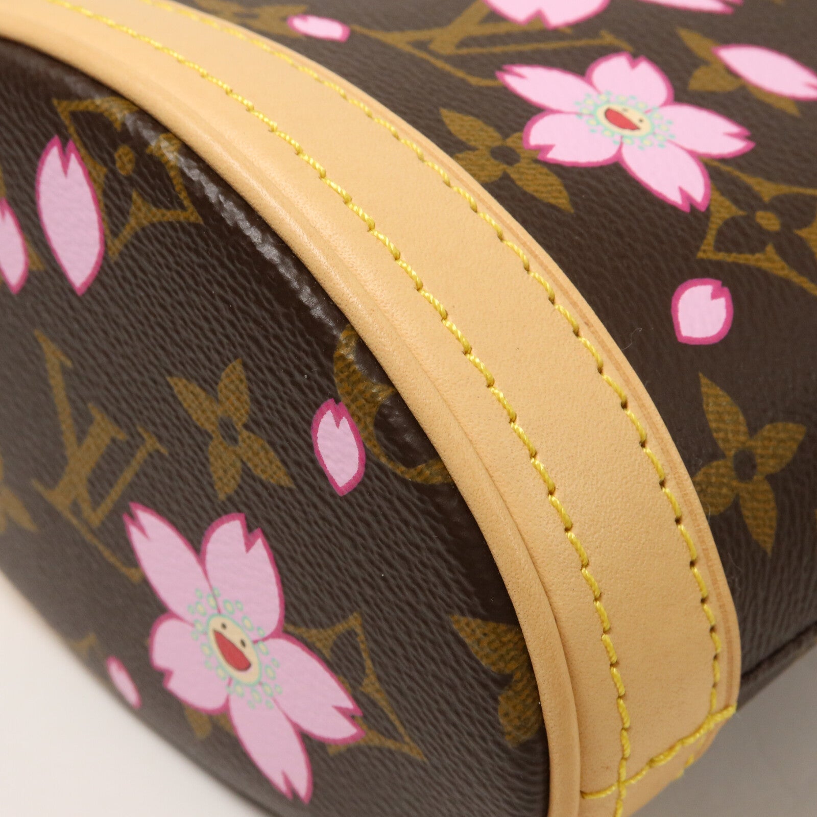 LOUIS VUITTON Monogram Cherru Blossom LV x TM Nano Bucket手挽肩背兩用袋