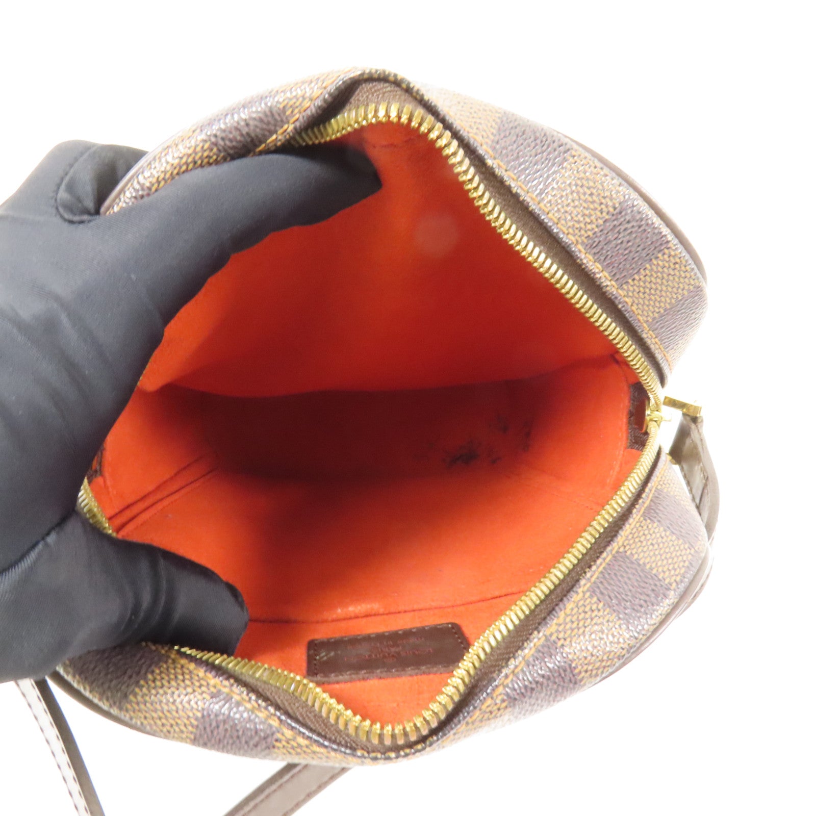 LOUIS VUITTON Damier Ipanema PM金扣肩背袋