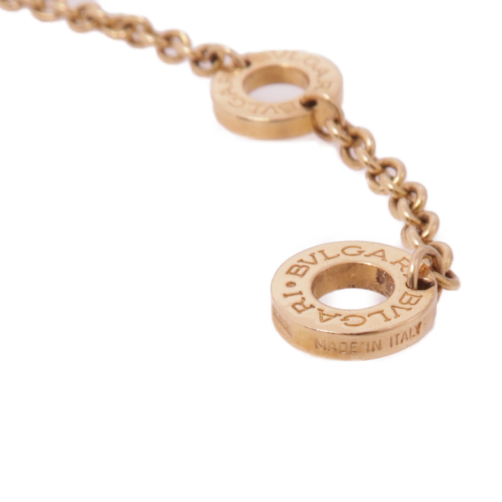 BVLGARI 18K玫瑰金/陶瓷B-zero1 Bracelet手鏈