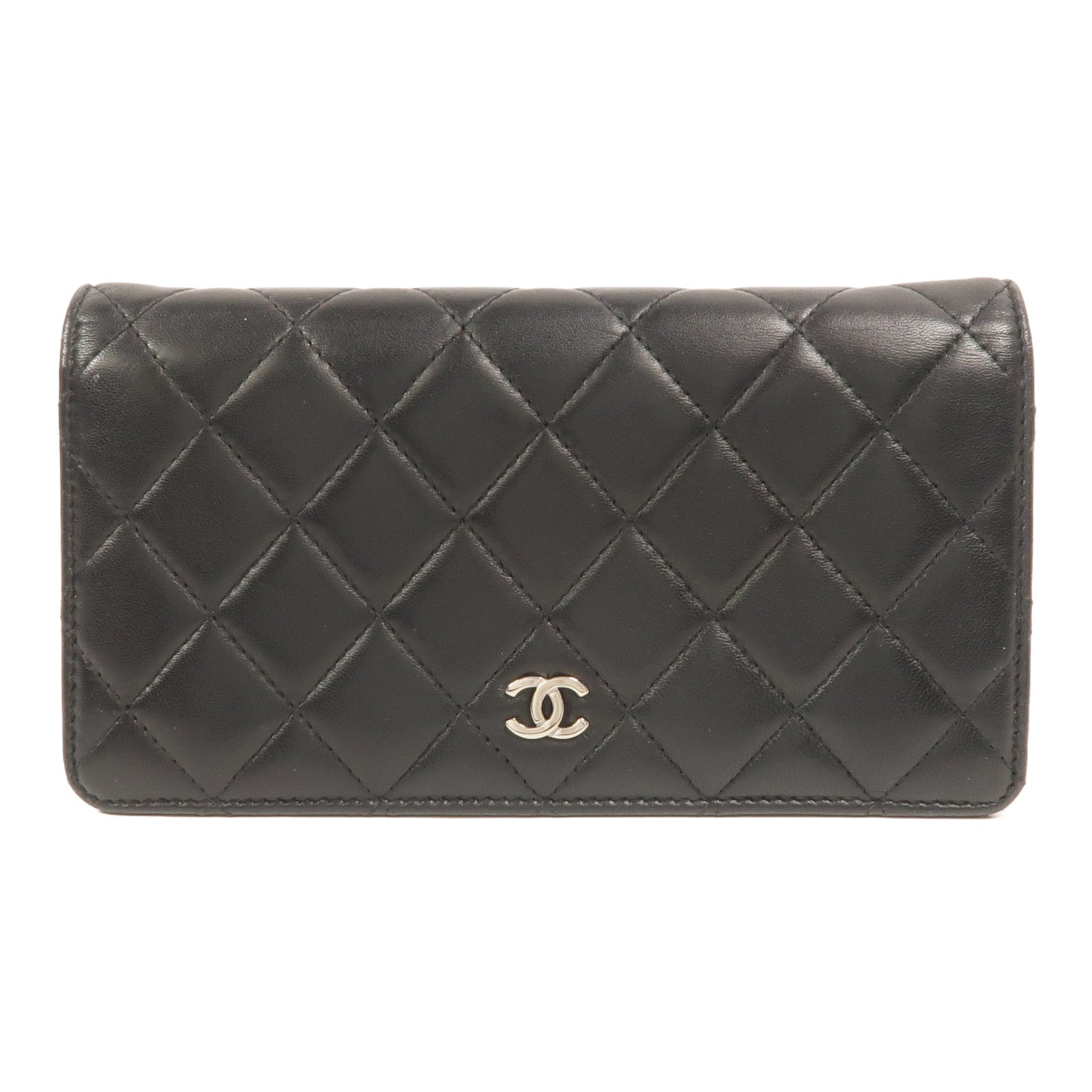 CHANEL 【激減優惠】羊皮皮革Long Wallet長錢包