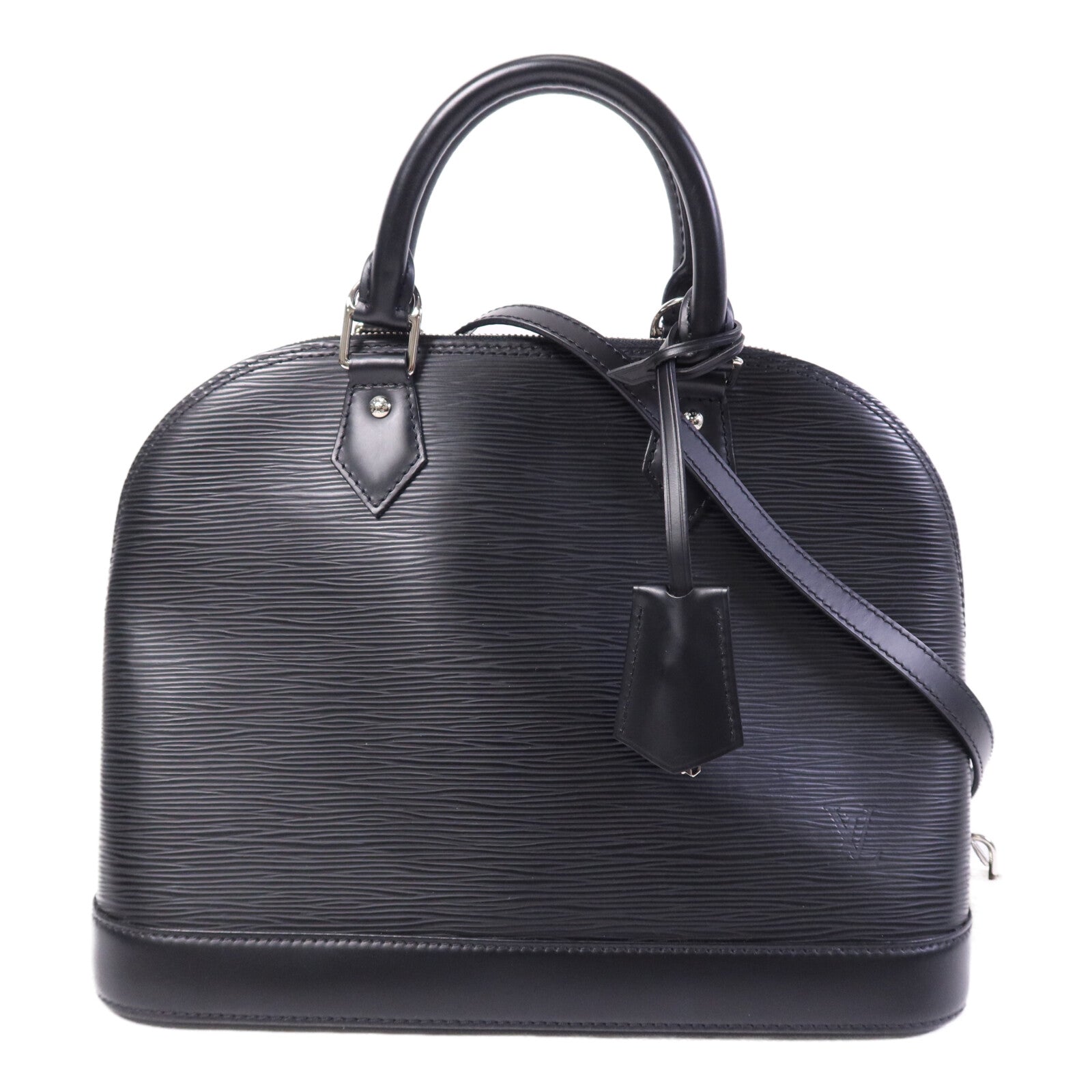 LOUIS VUITTON Epi Alma PM銀扣手挽肩背兩用袋