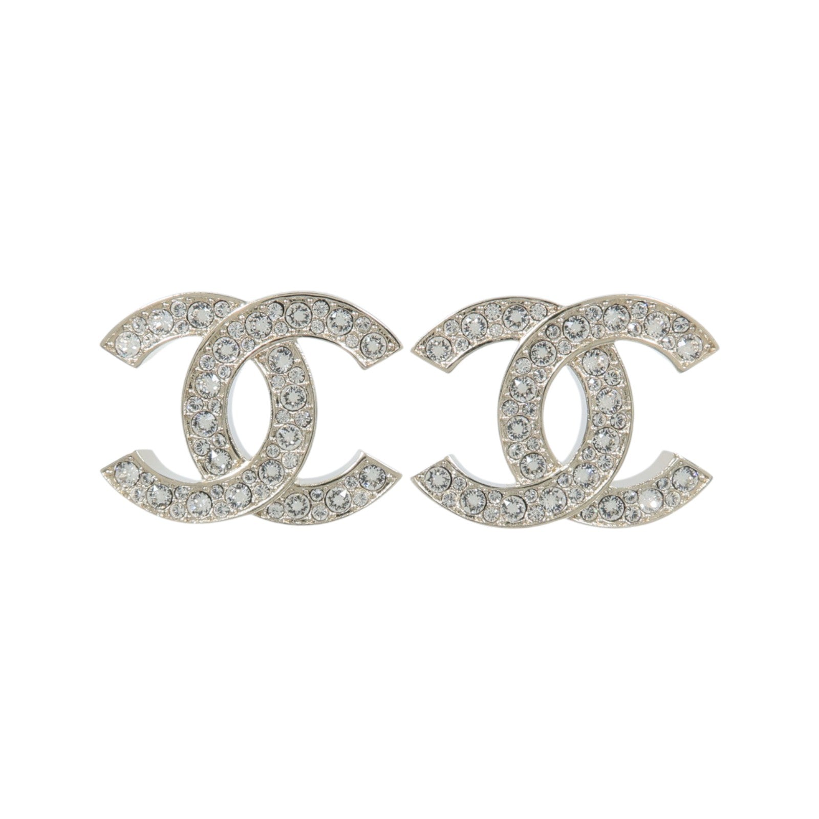 CHANEL 金屬Classic CC Stud Earrings耳環