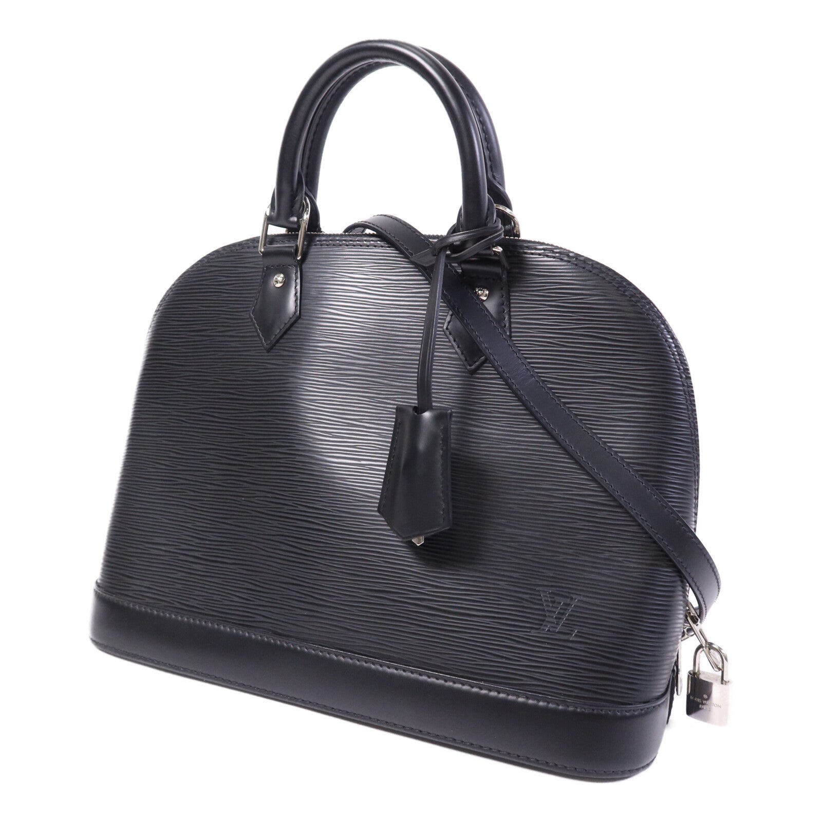 LOUIS VUITTON Epi Alma PM銀扣手挽肩背兩用袋