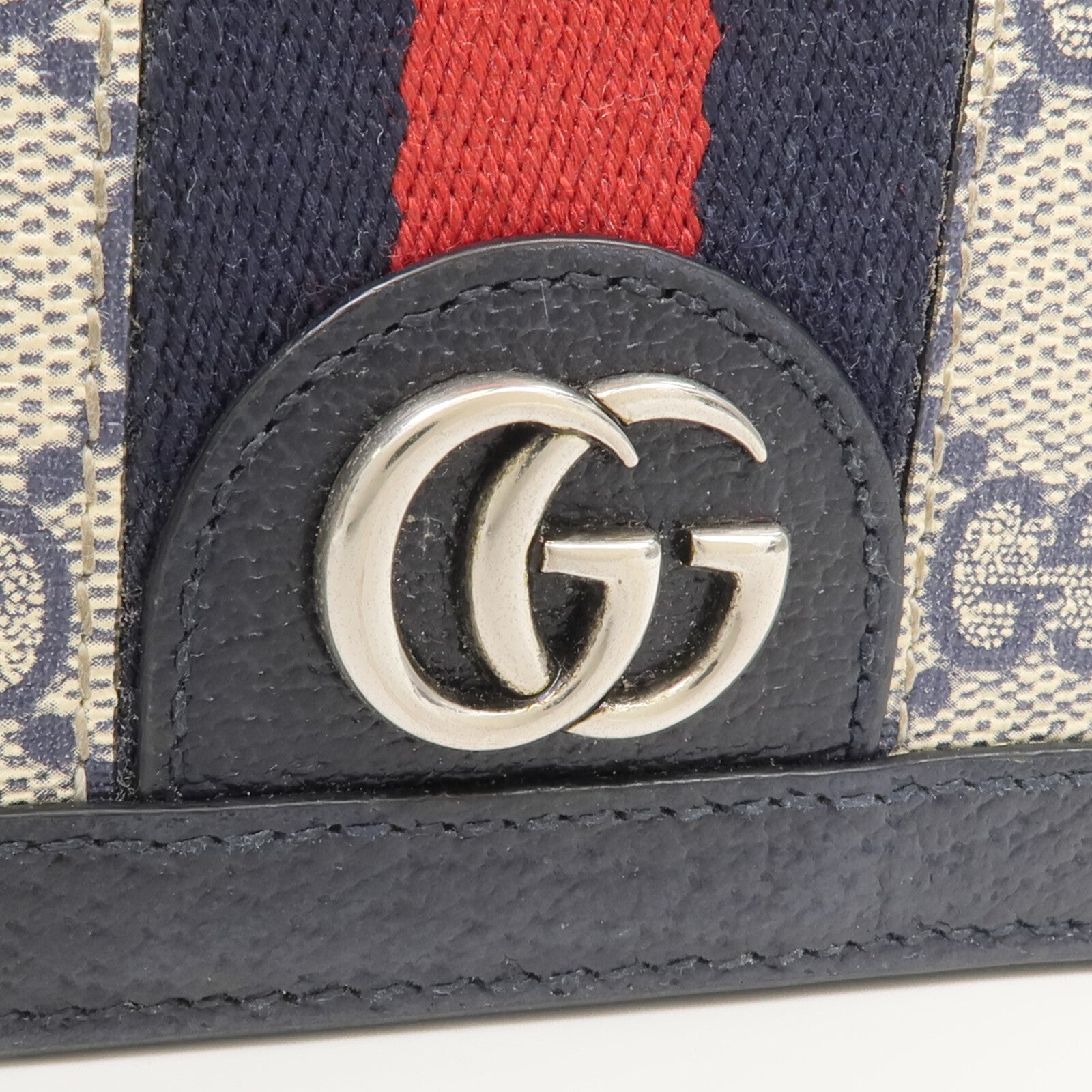 GUCCI 塗層帆布Ophidia Card Case卡片套