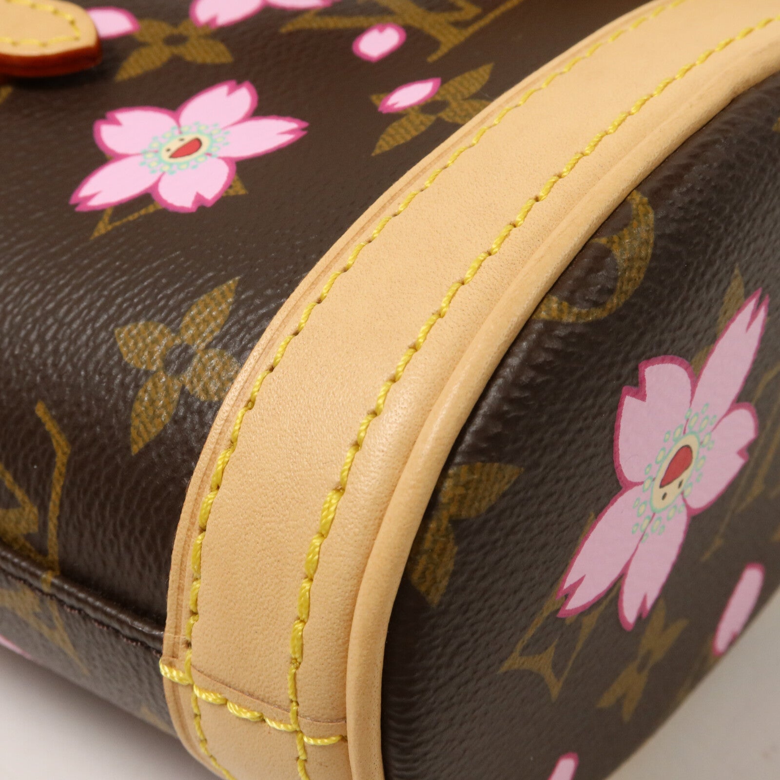 LOUIS VUITTON Monogram Cherru Blossom LV x TM Nano Bucket手挽肩背兩用袋