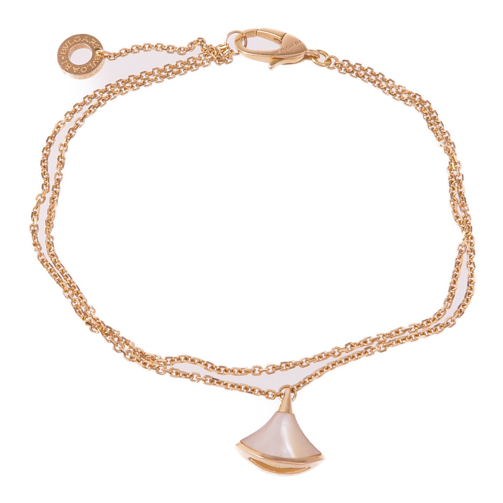 BVLGARI 【激減優惠】18K玫瑰金/珍珠貝殼Divas Dream手鏈