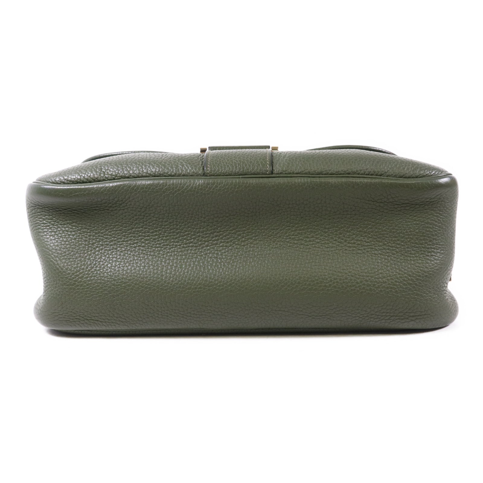 HERMES Clemence皮革Bourlingue金扣肩背袋