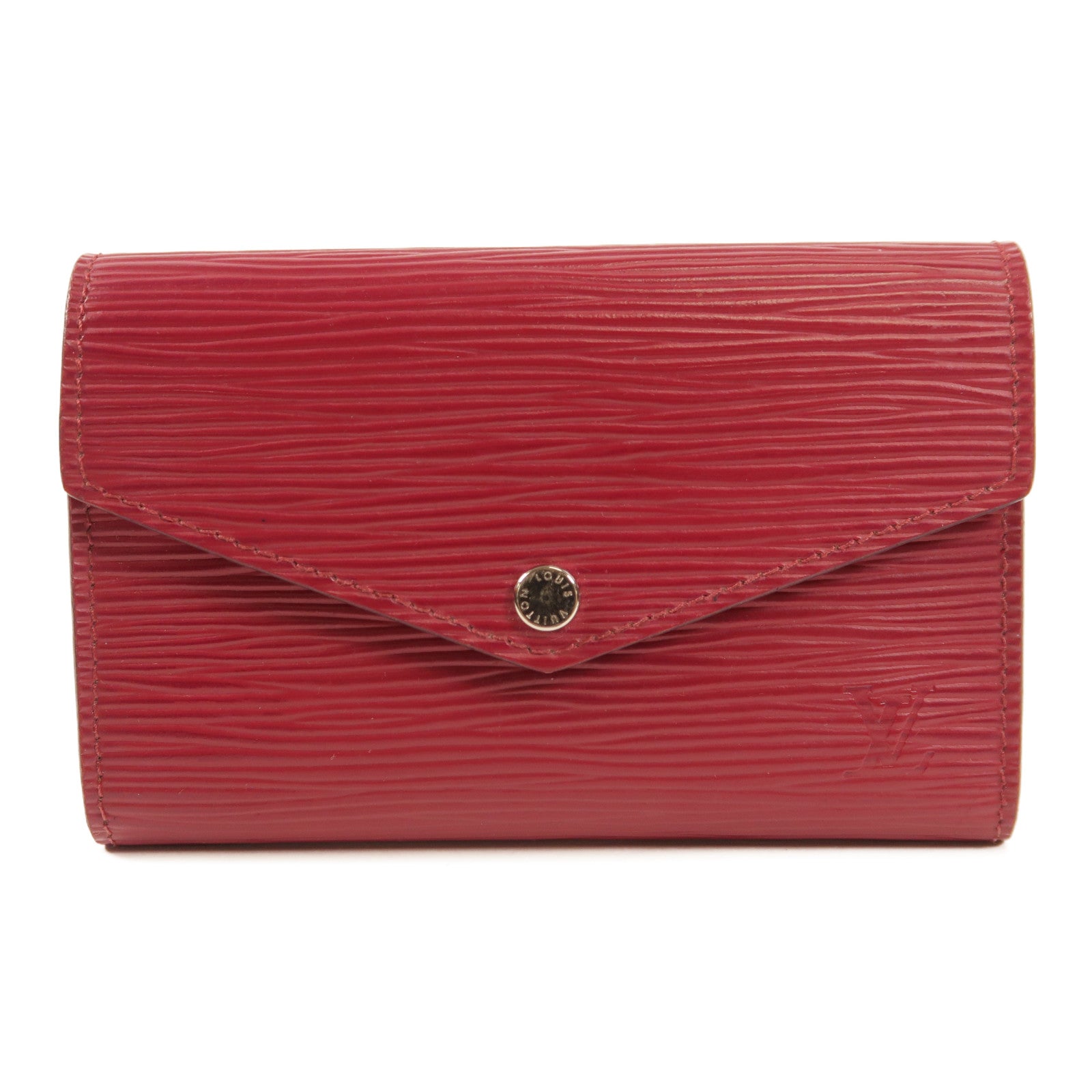 LOUIS VUITTON Epi Key Pouch銀扣鎖匙包