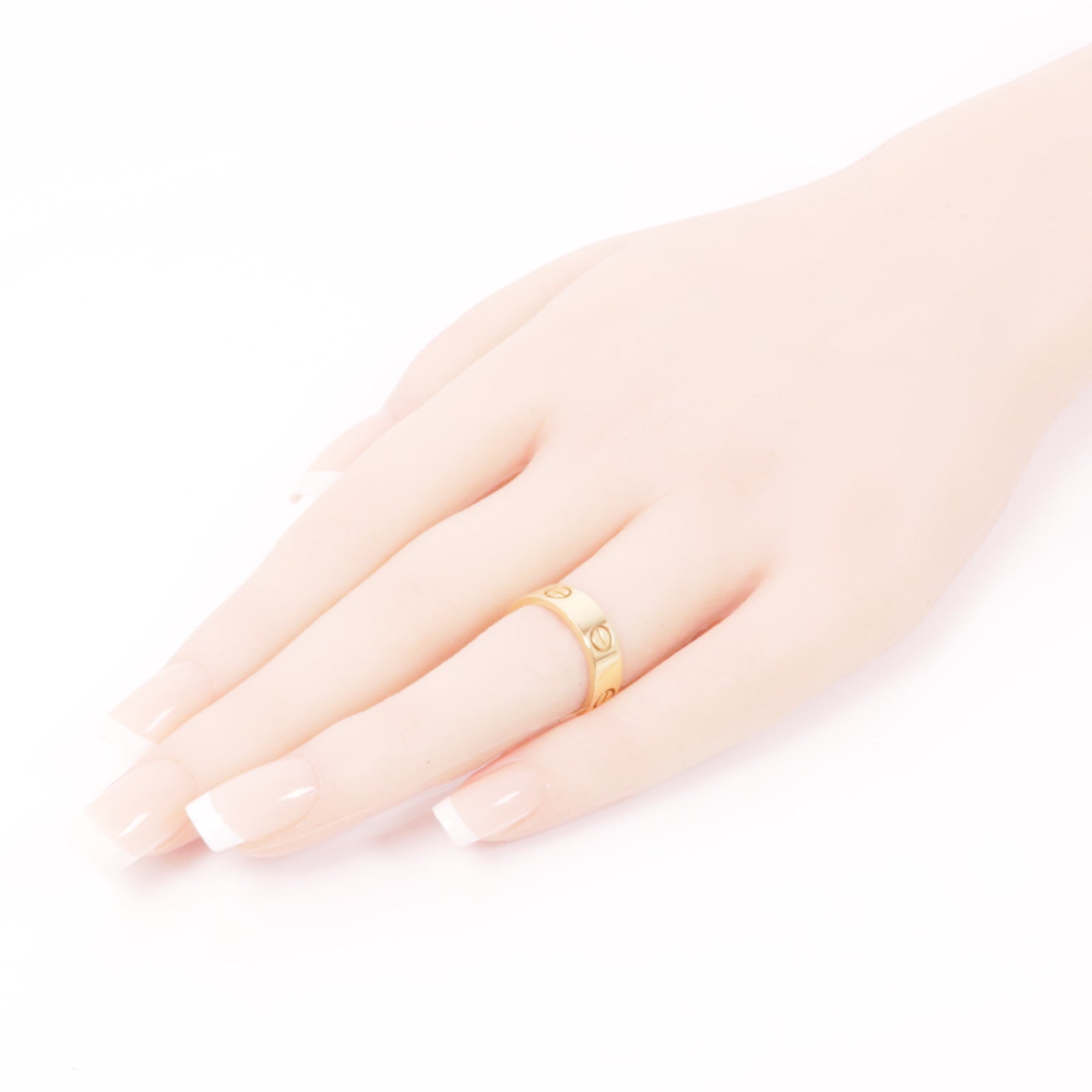 CARTIER 18K玫瑰金Love Ring戒指Cartier#51/US#5.5