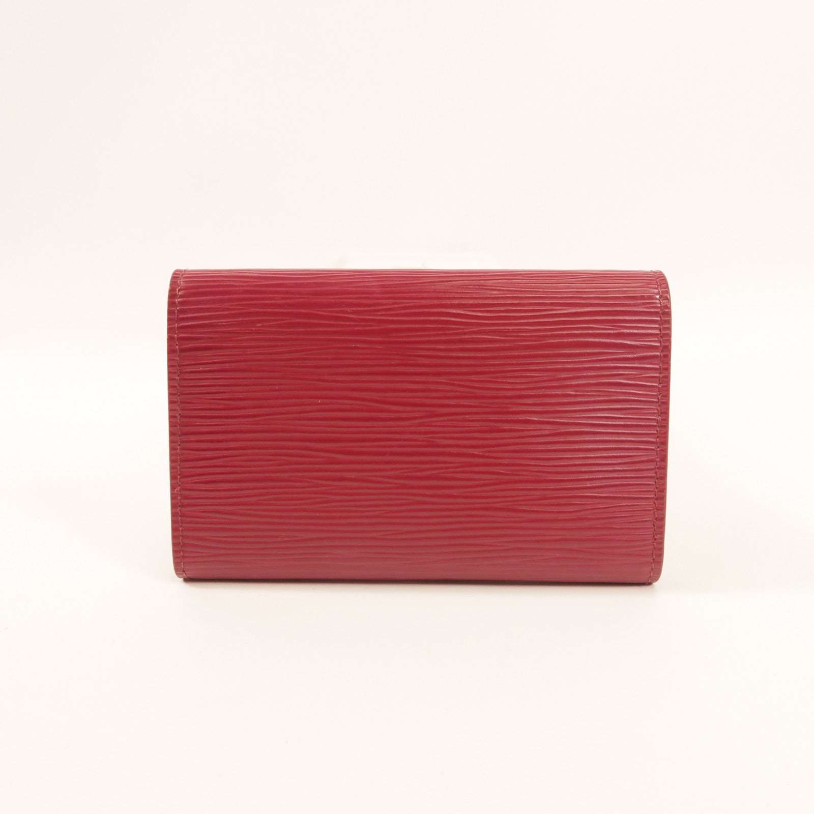 LOUIS VUITTON Epi Key Pouch銀扣鎖匙包