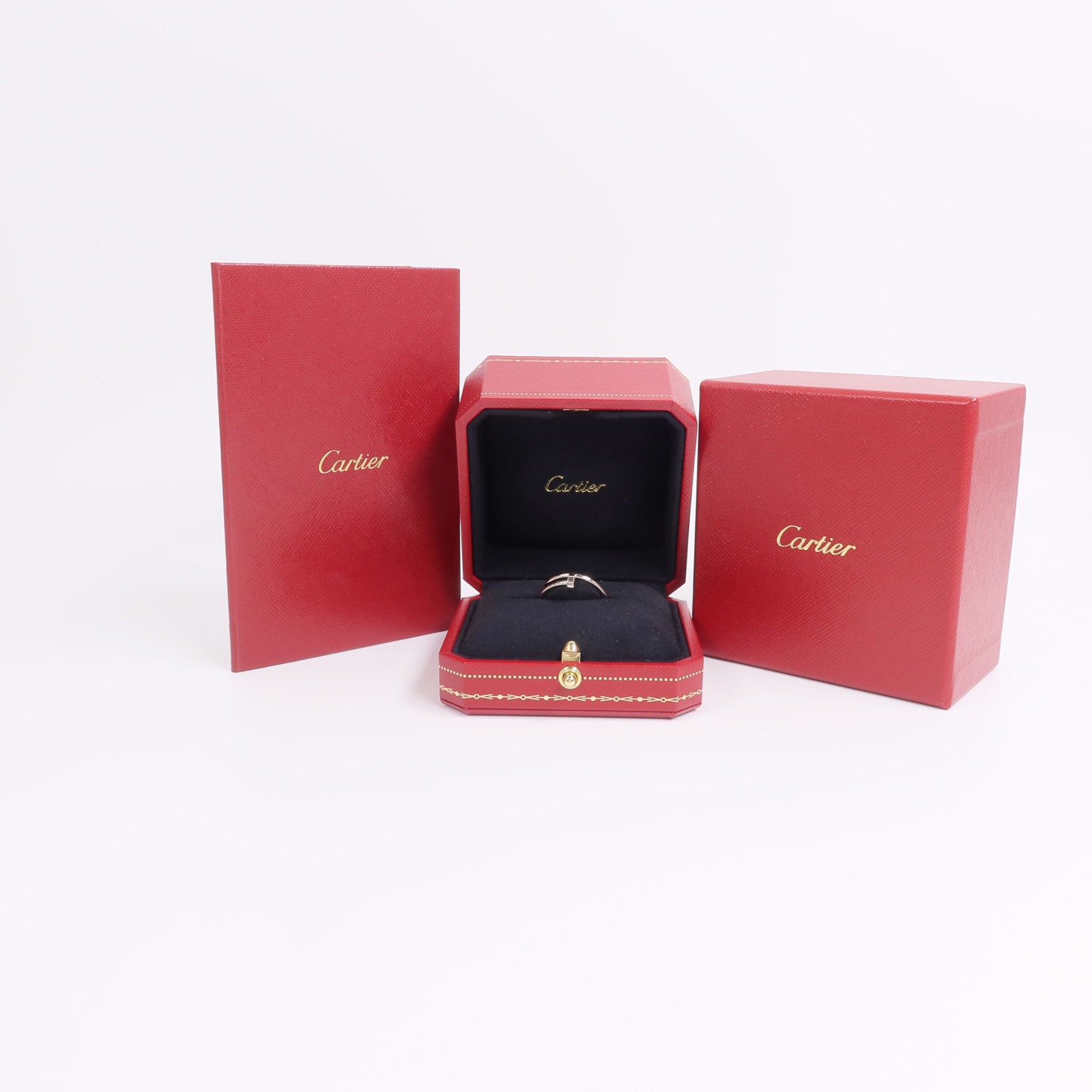 CARTIER 18K白金Juste Un Clou戒指