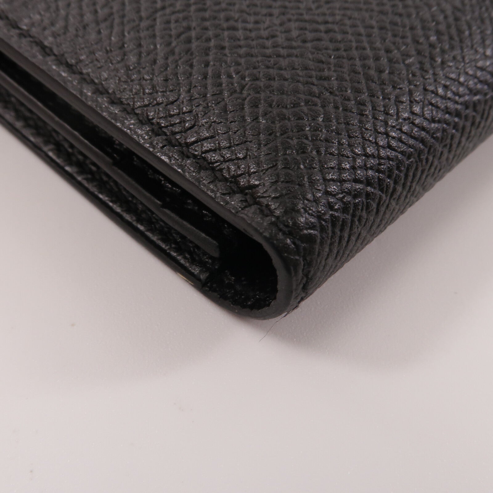 HERMES Epsom皮革Zipper long Wallet長錢包Noir