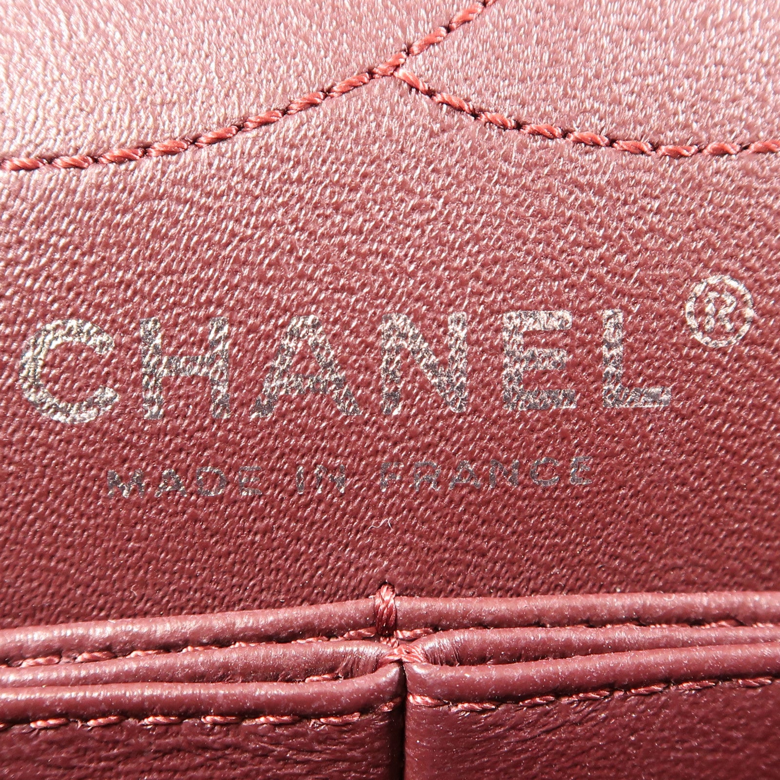 CHANEL 牛皮皮革2.55 Chain Shoulder銀扣鏈帶肩背袋
