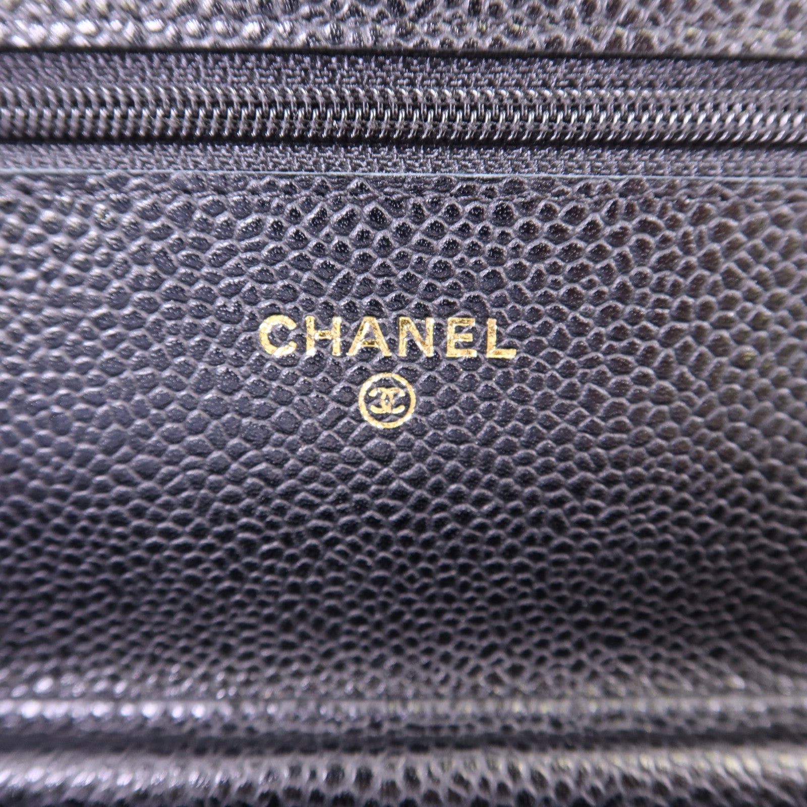 CHANEL 牛皮皮革Wallet On Chain金扣鏈帶肩背袋