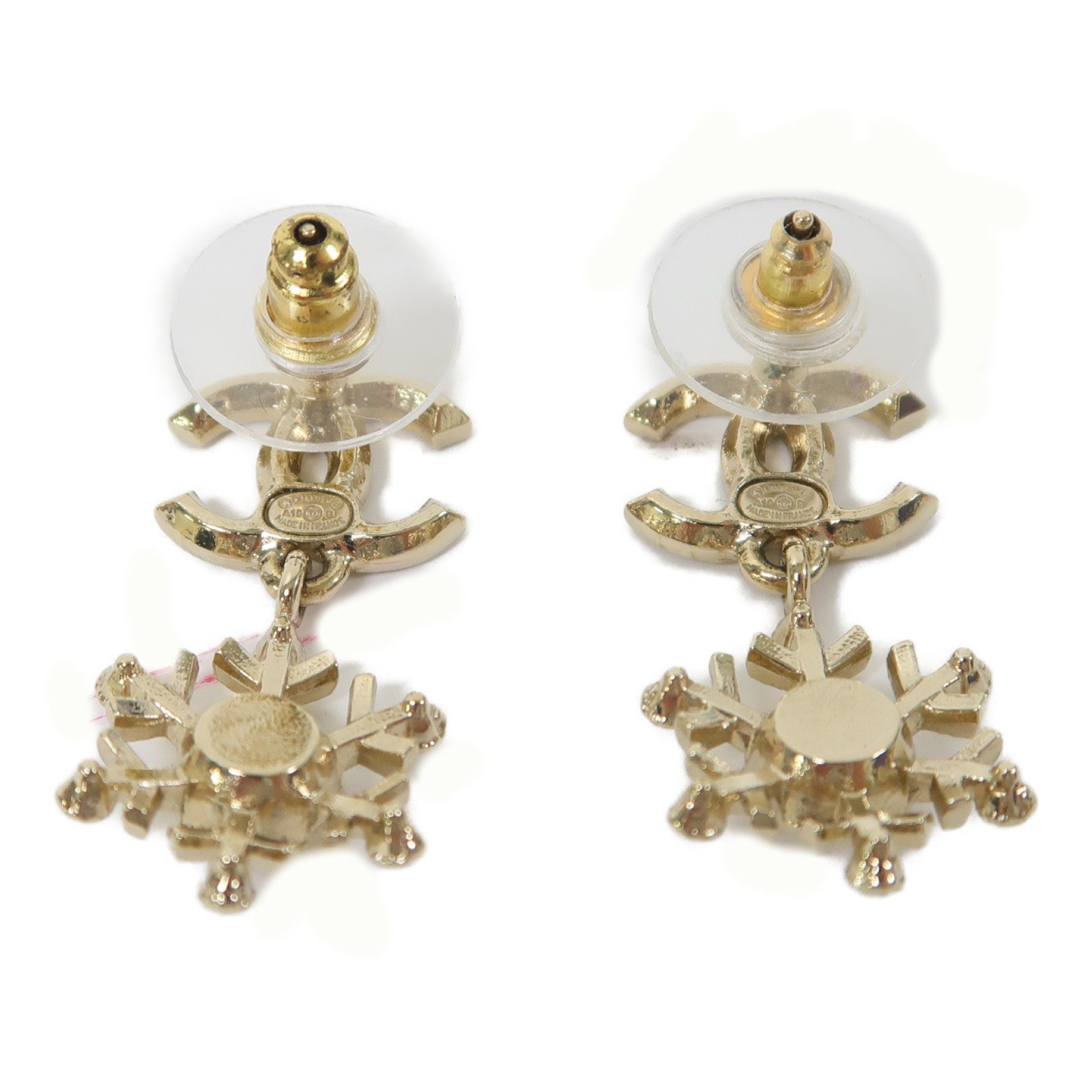 CHANEL 金屬Earrings耳環金色