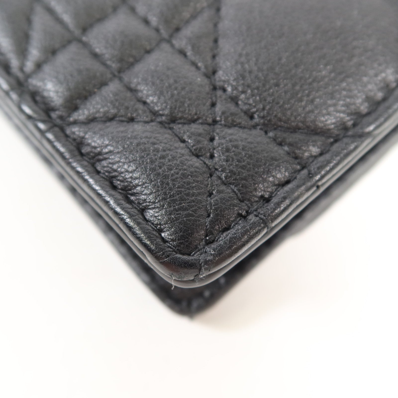 Dior 羊皮皮革Caro Pouch金扣肩背袋