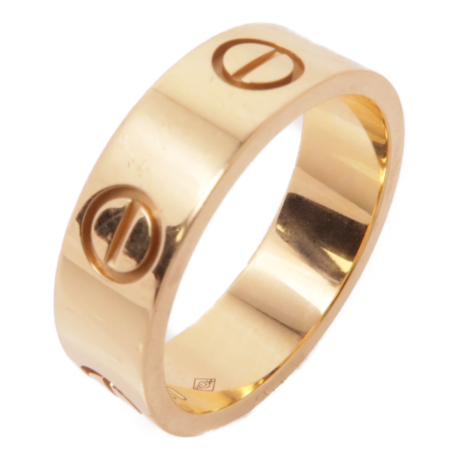 CARTIER 18K玫瑰金Love Ring戒指Cartier#51/US#5.5