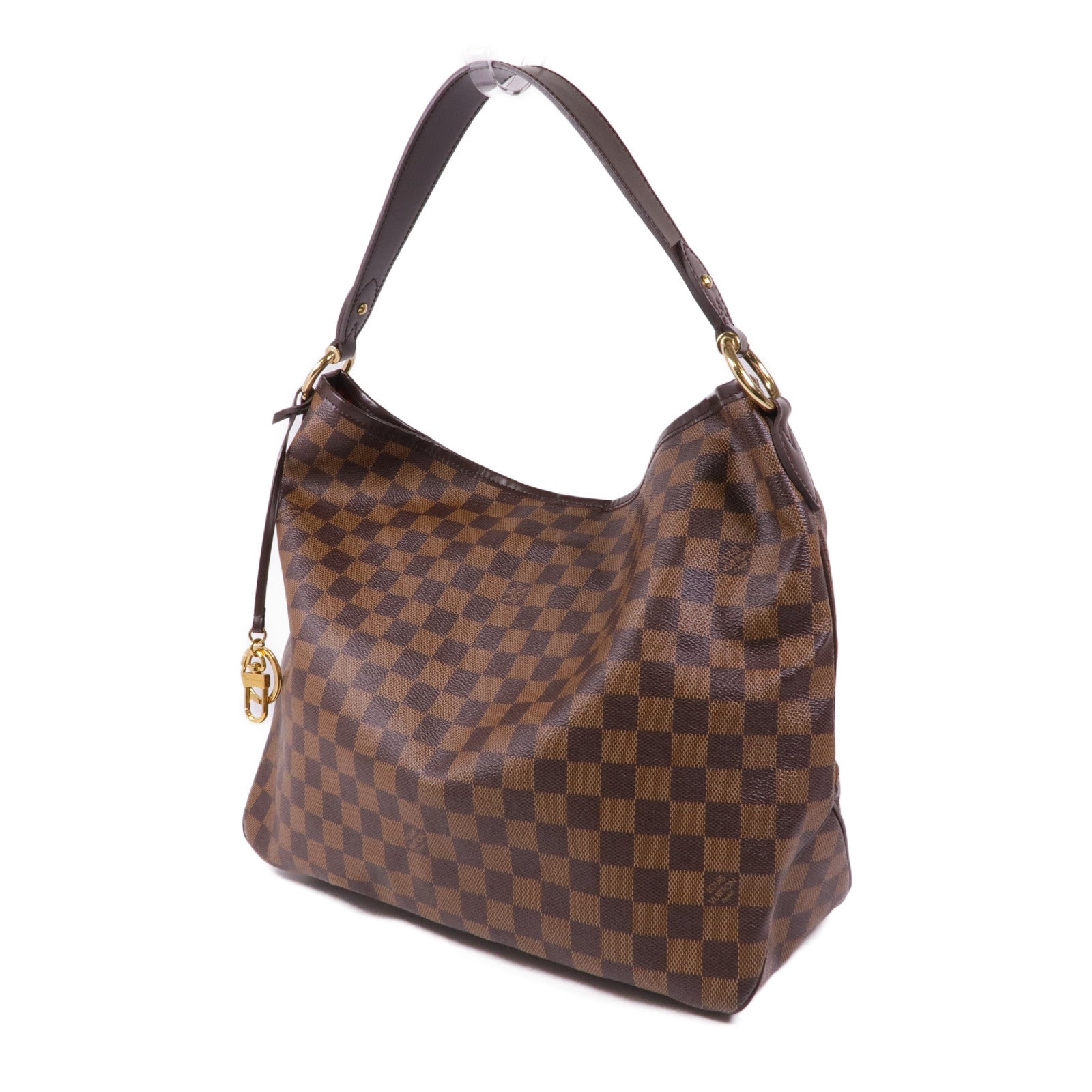 LOUIS VUITTON Damier Delightful MM金扣肩背袋