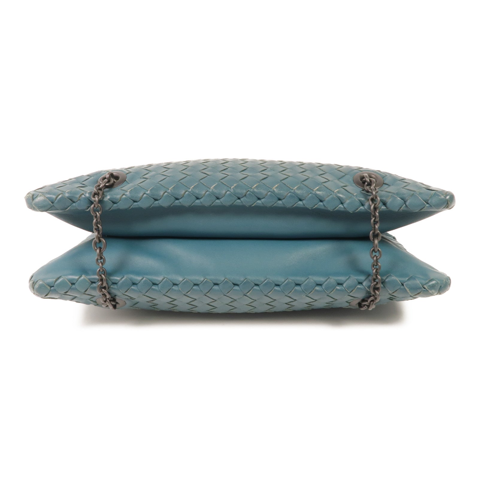 BOTTEGA VENETA 織紋皮革Chain Shoulder鏈帶肩背袋