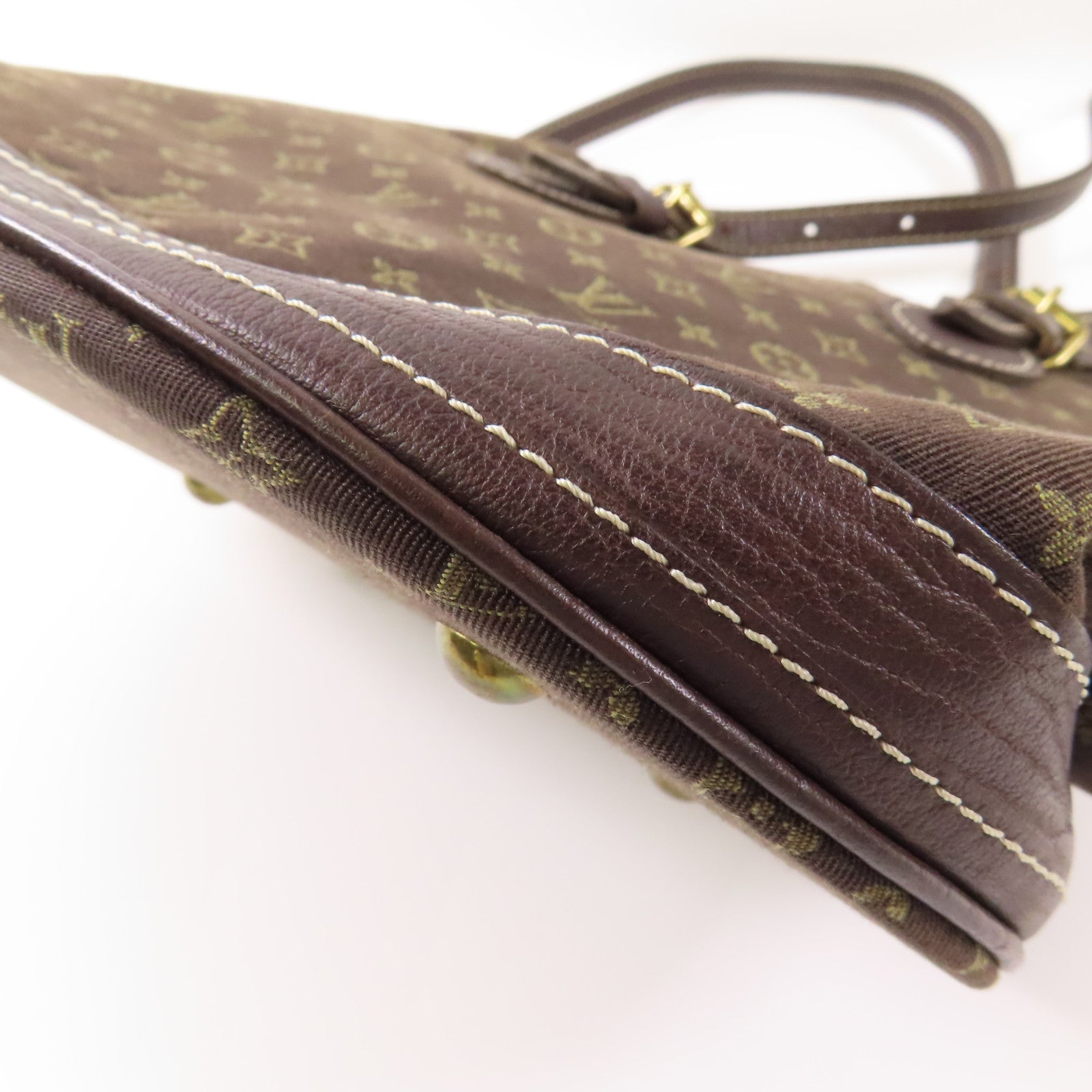 LOUIS VUITTON Monogram Mini Lin Bucket PM肩背袋