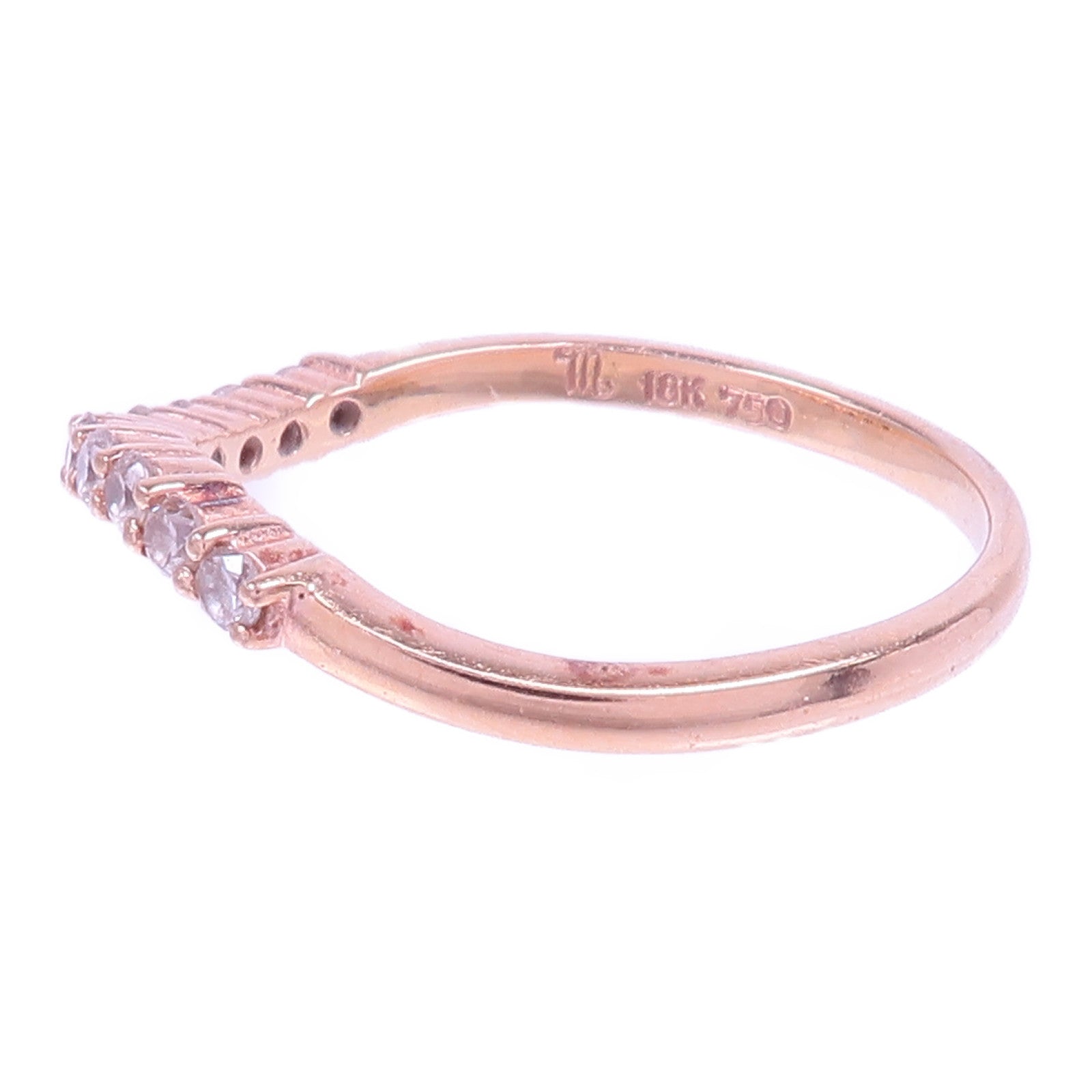 JEWELRY 18K玫瑰金Diamond Ring鑽石戒指US#6.5