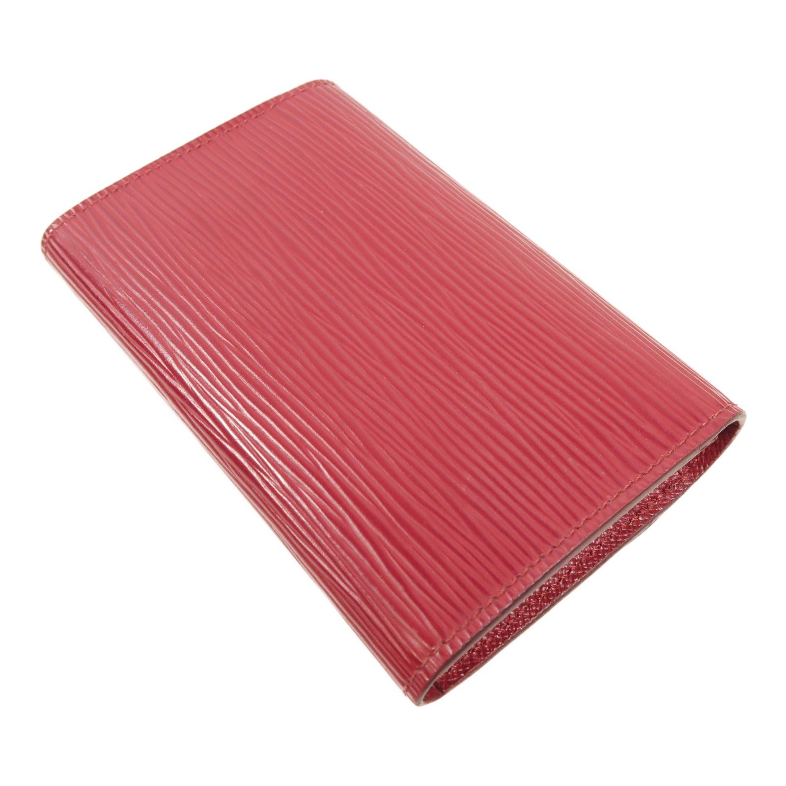 LOUIS VUITTON Epi Key Pouch銀扣鎖匙包
