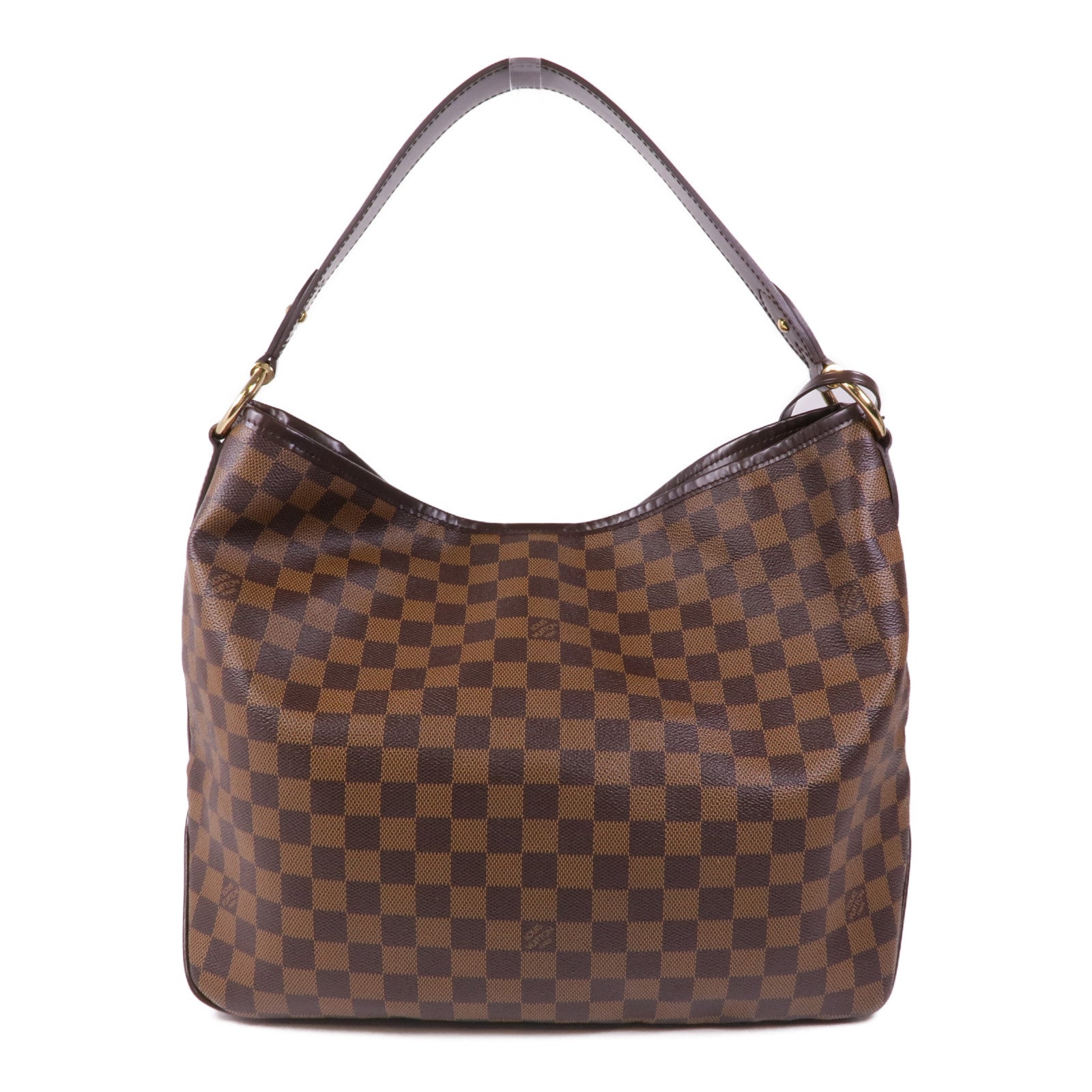 LOUIS VUITTON Damier Delightful MM金扣肩背袋