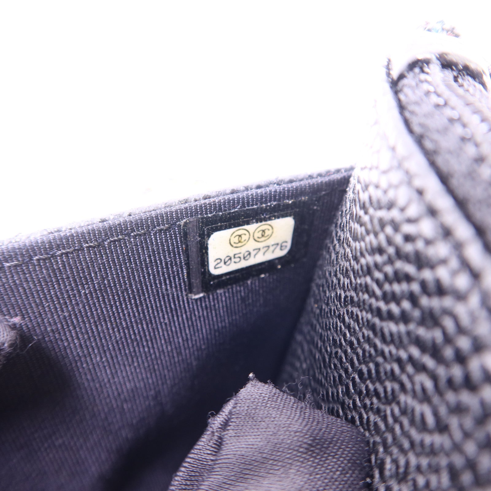 CHANEL 牛皮皮革Wallet On Chain金扣鏈帶肩背袋