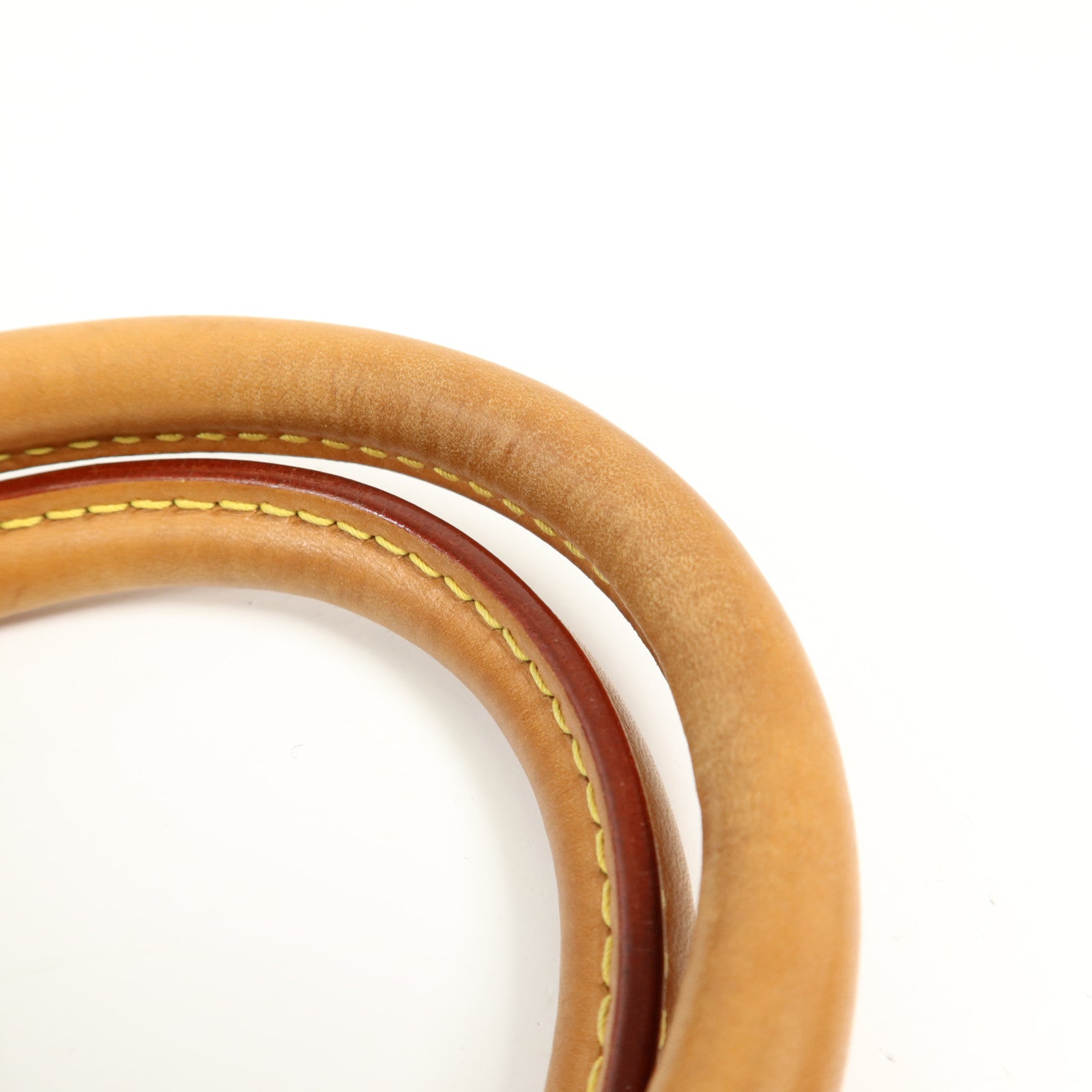 LOUIS VUITTON Monogram Alma金扣手挽袋棕色