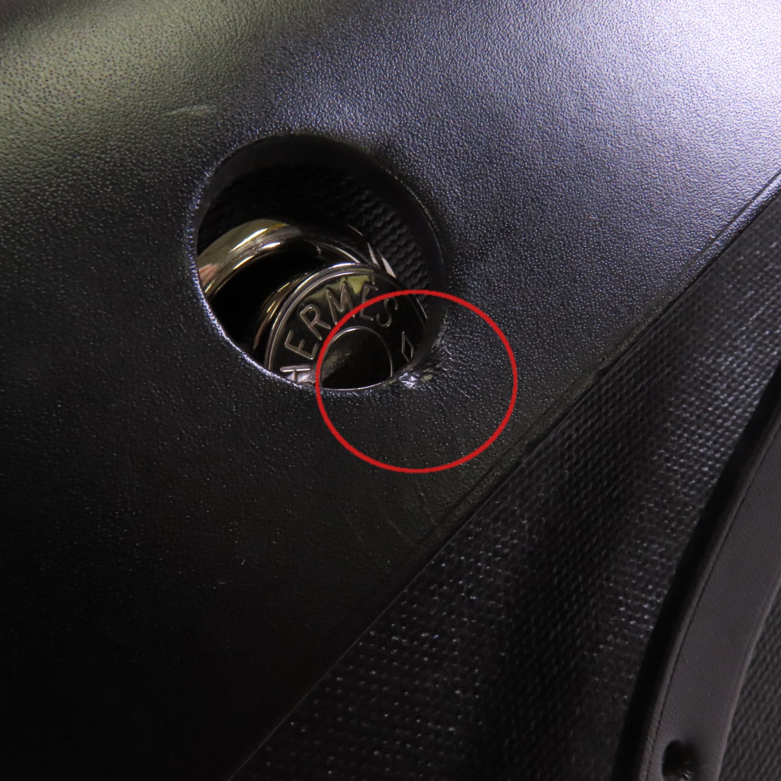 HERMES 塗層帆布/牛皮皮革Herbag PM銀扣手挽肩背兩用袋