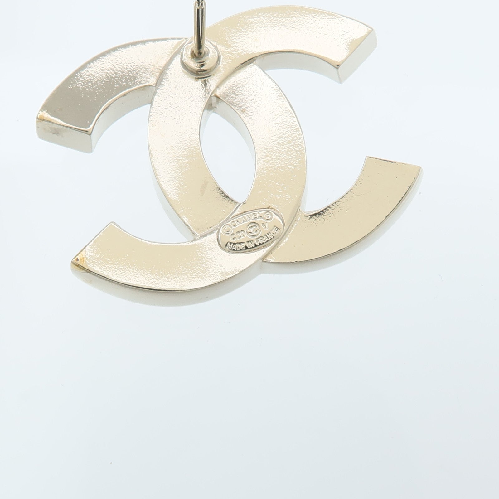 CHANEL 金屬Classic CC Stud Earrings耳環