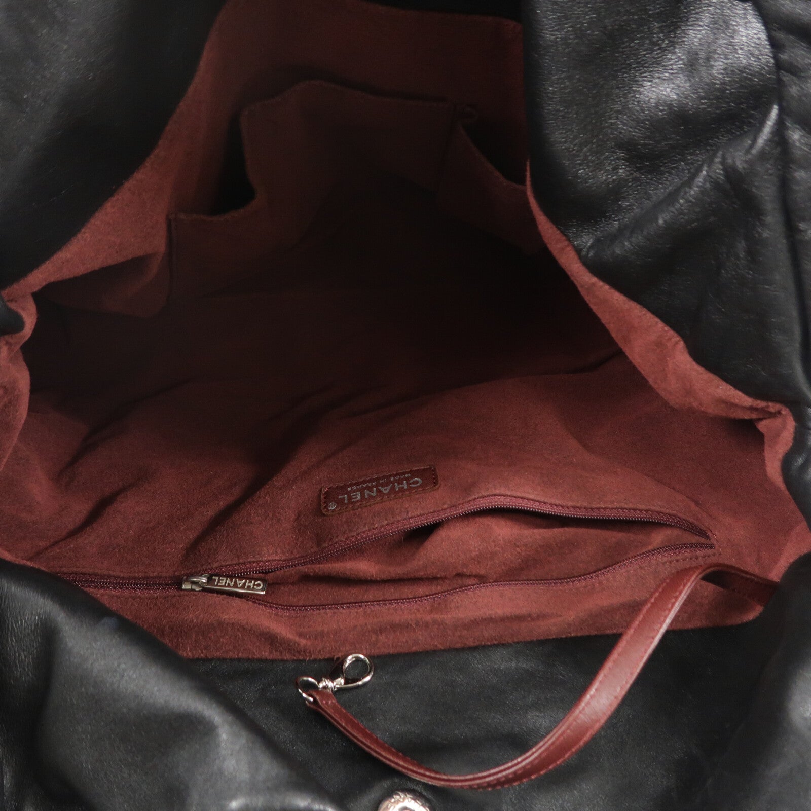 CHANEL 牛皮皮革Vintage Shoulder Bag鏈帶肩背袋