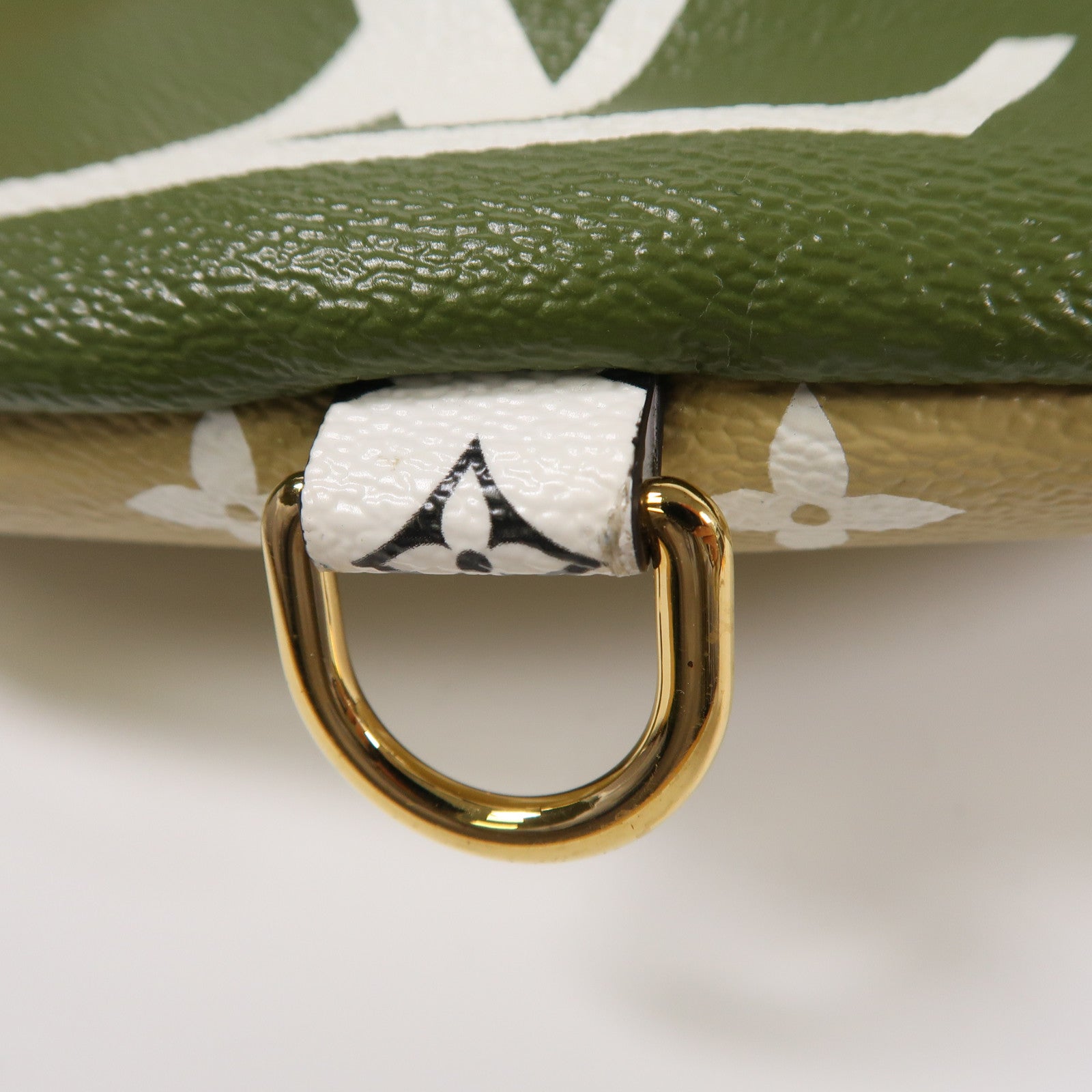 LOUIS VUITTON Monogram Bumbag金扣腰包綠色