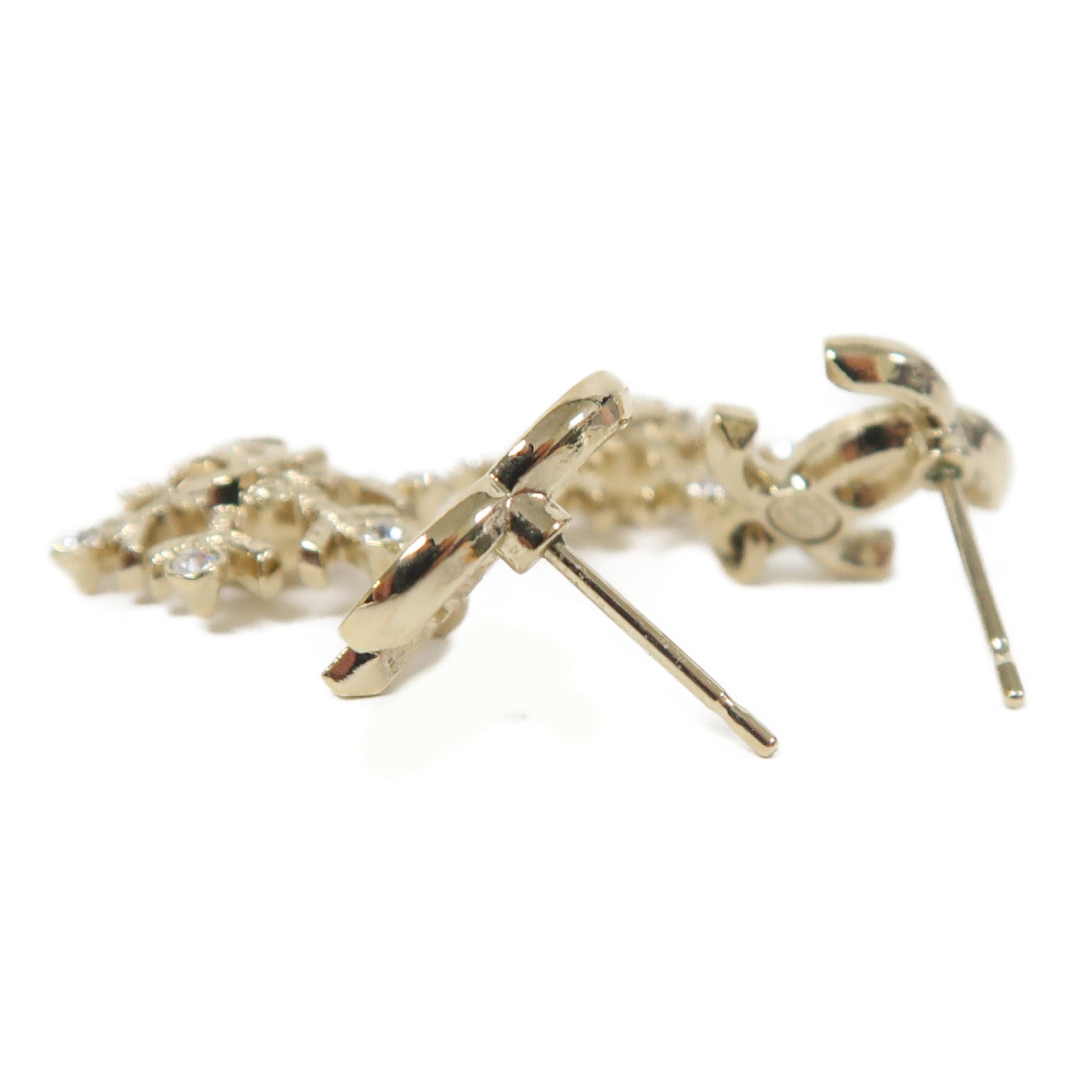 CHANEL 金屬Earrings耳環金色