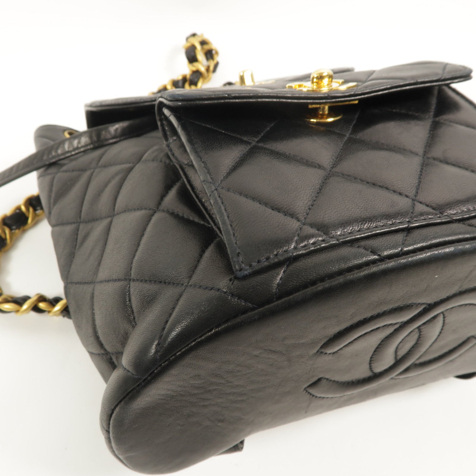 CHANEL 牛皮皮革Vintage Duma Backpack背包