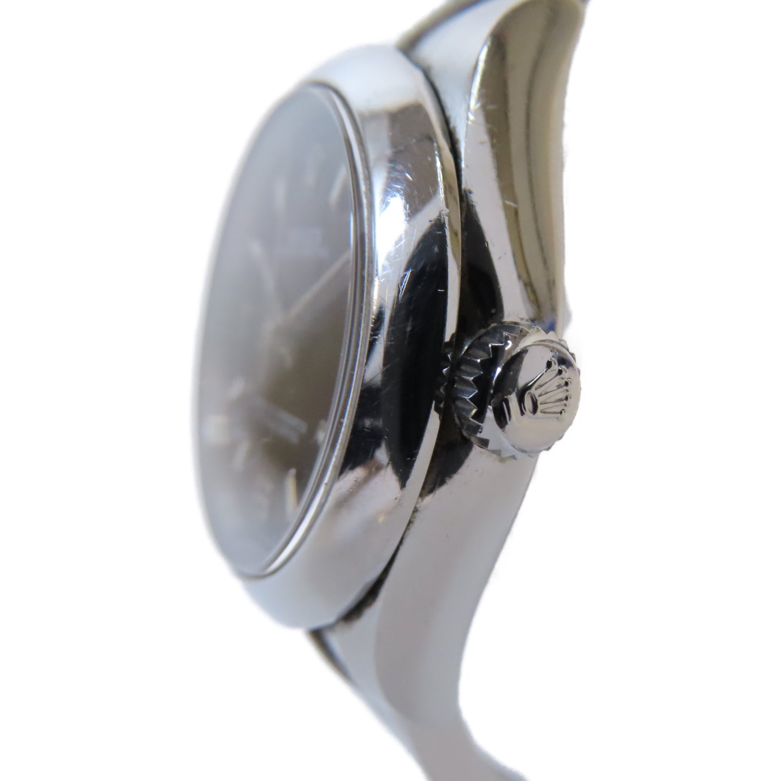 ROLEX Oyster Perpetual不鏽鋼自動機芯手錶黑色