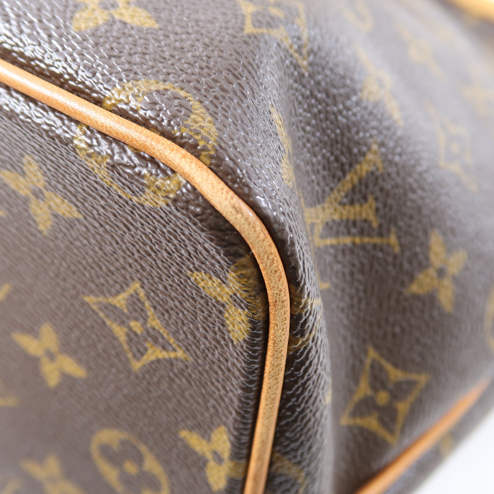 LOUIS VUITTON Monogram Palermo PM金扣手挽肩背兩用袋啡色