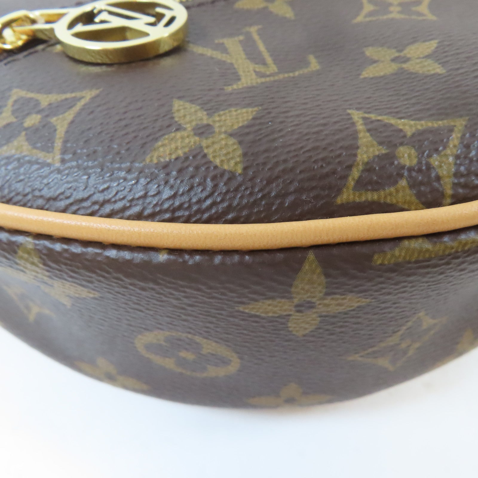 LOUIS VUITTON Monogram Loop Bag金扣肩背袋啡色