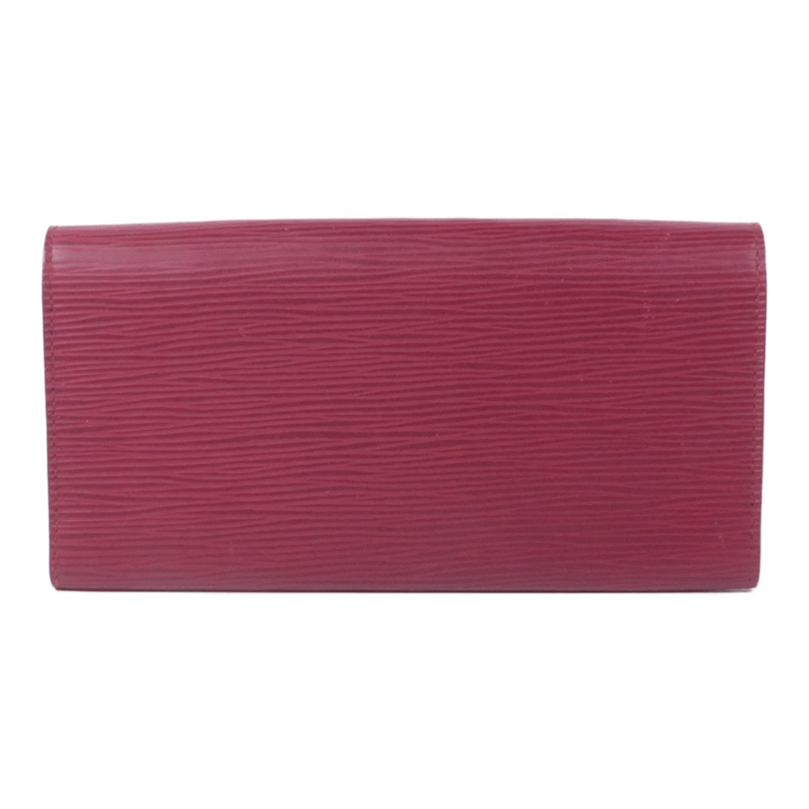LOUIS VUITTON LV SHW Long Wallet M60851 Epi Red