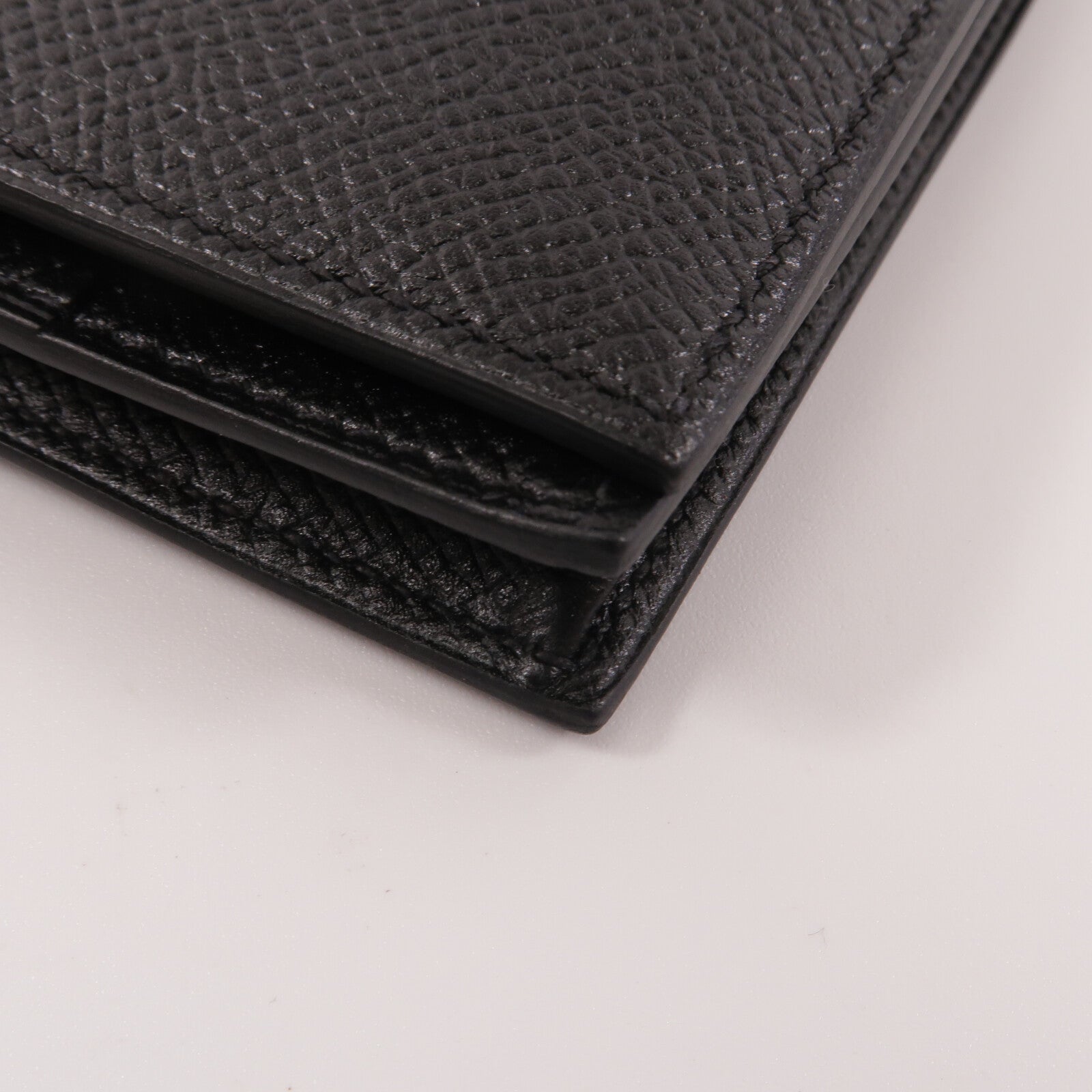 HERMES Epsom皮革Zipper long Wallet長錢包Noir