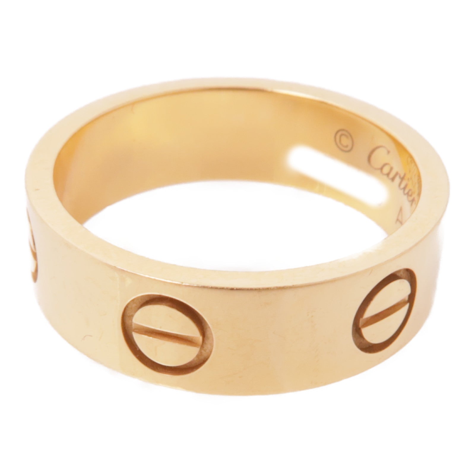 CARTIER 18K玫瑰金Love Ring戒指Cartier#51/US#5.5